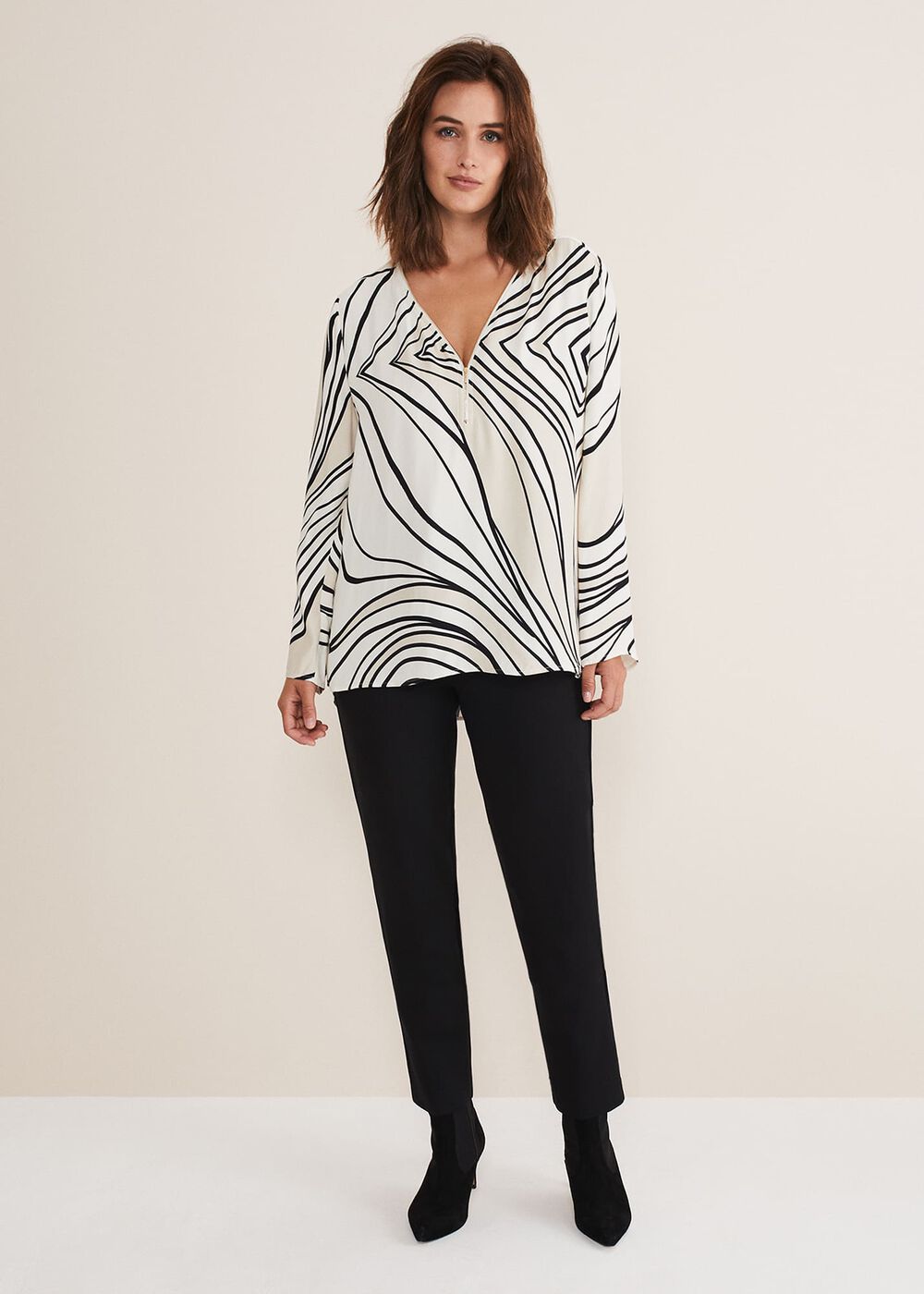 Macie Zip Blouse