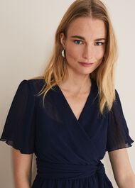 Aster Plisse Wrap Top Co-Ord