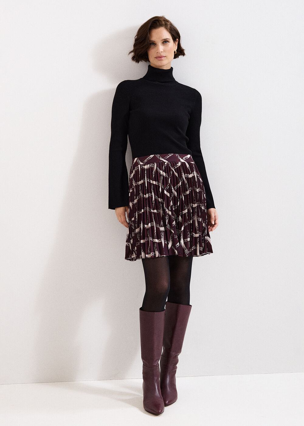 Mairi Check Mini Skirt