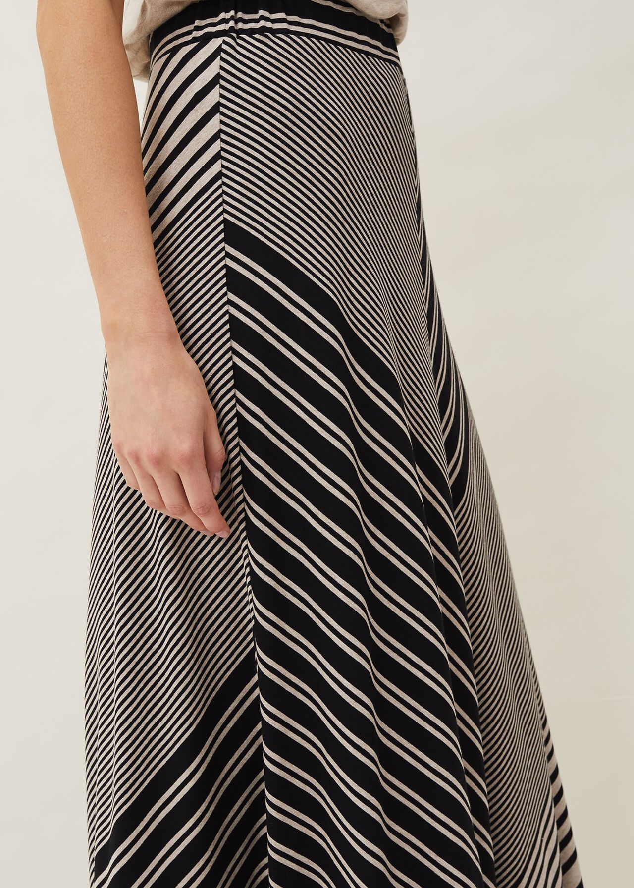 Roz Stripe Maxi Skirt