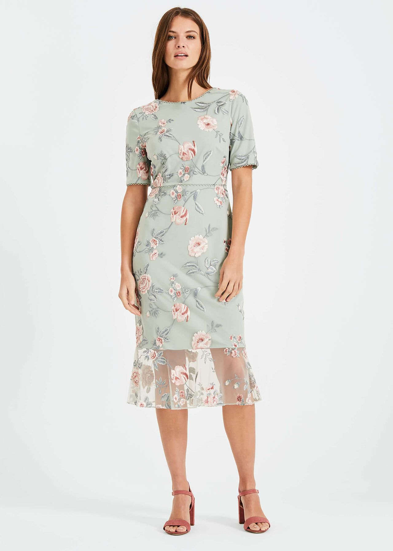 Alissa Embroidered Dress