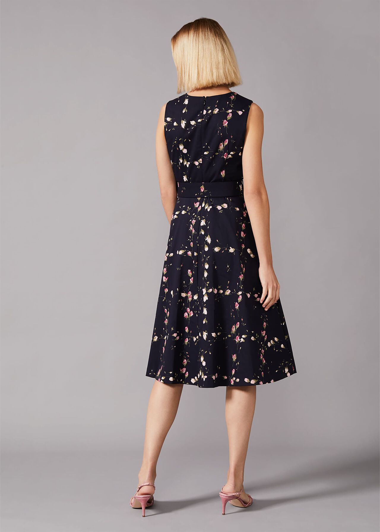 Nala Floral Fit And Flare Dress