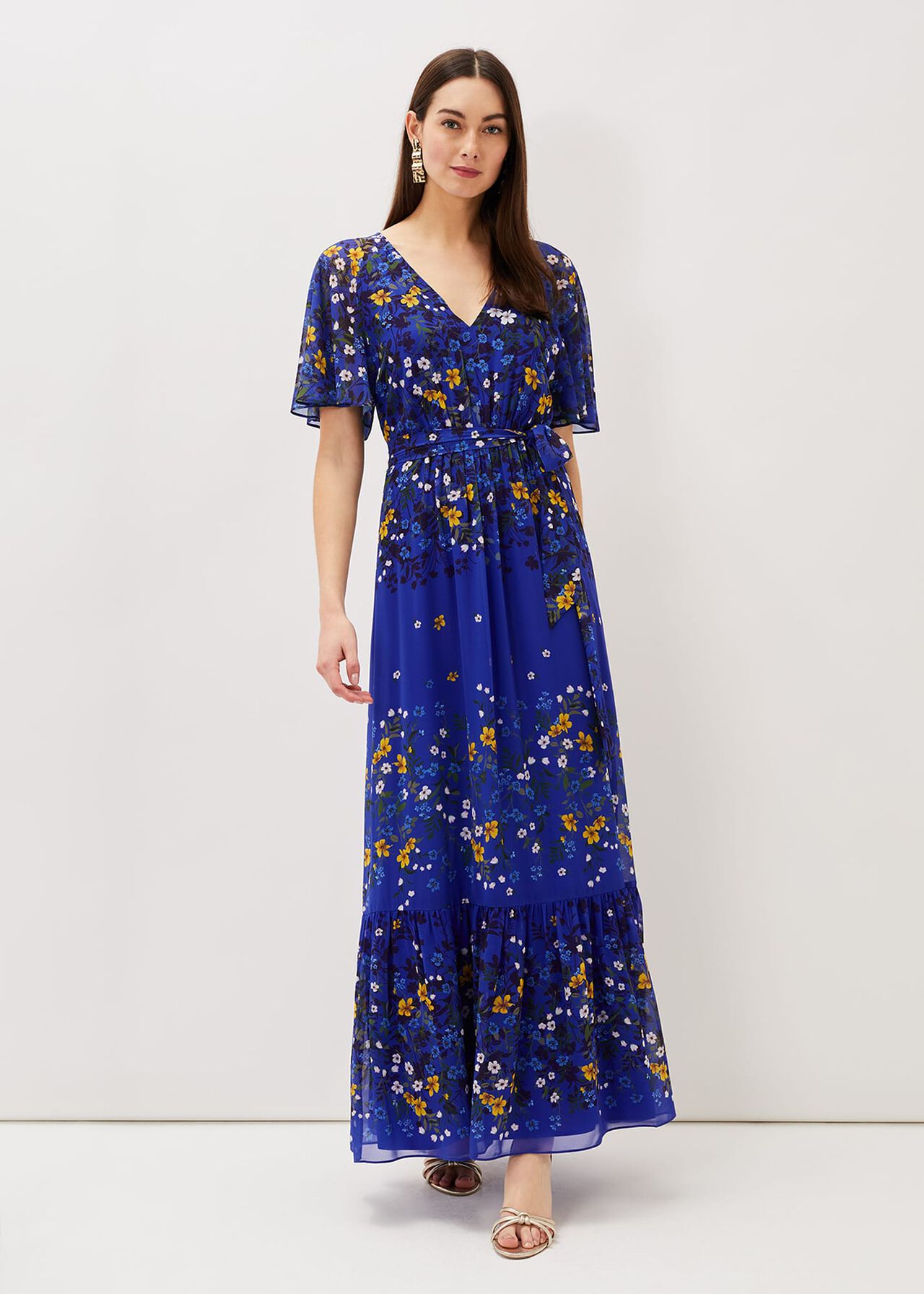 Georgie Tiered Maxi Dress | Phase Eight