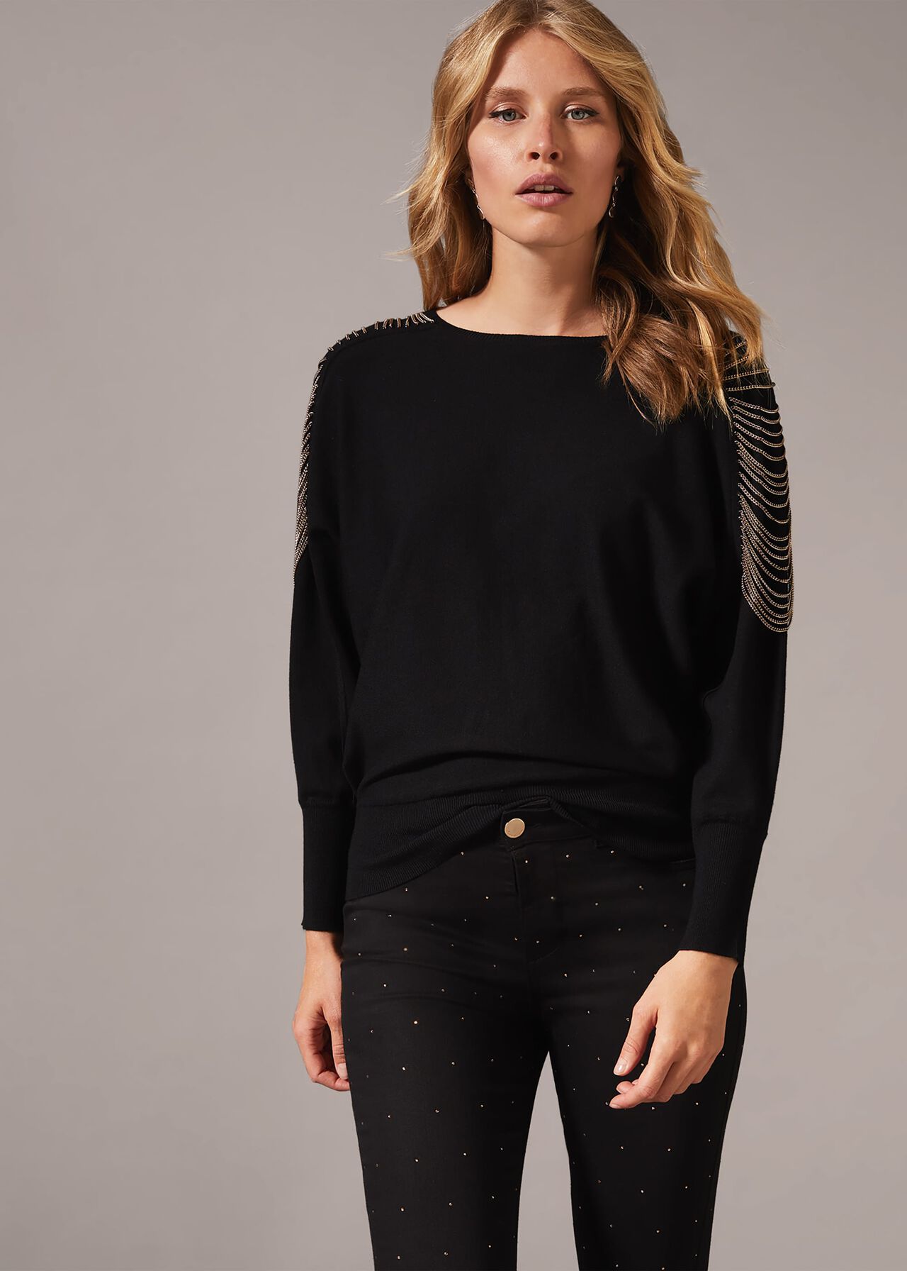 Claudia Chain Shoulder Jumper | Phase Eight UK