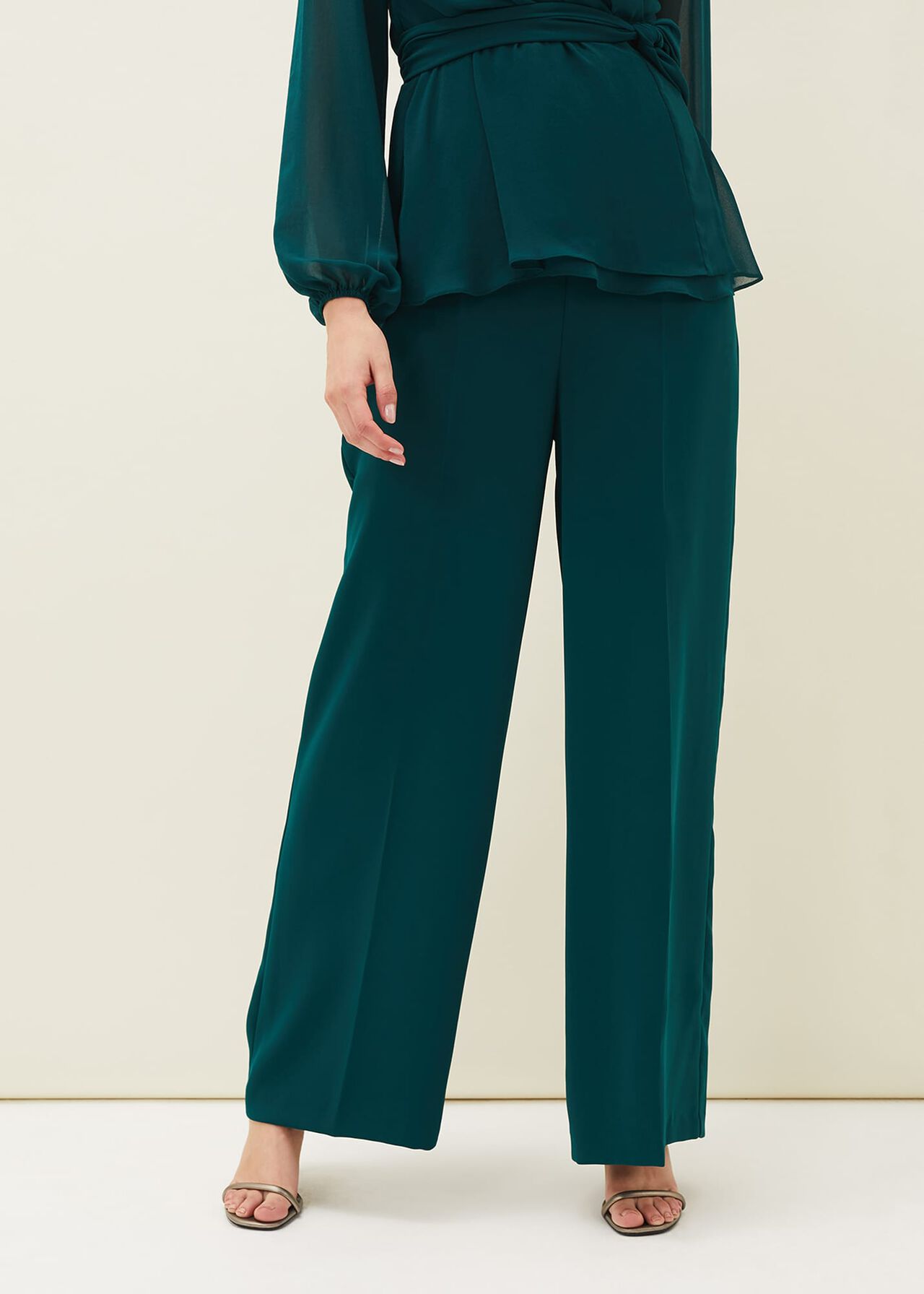 Florentine Wide Leg Co-Ord Trousers