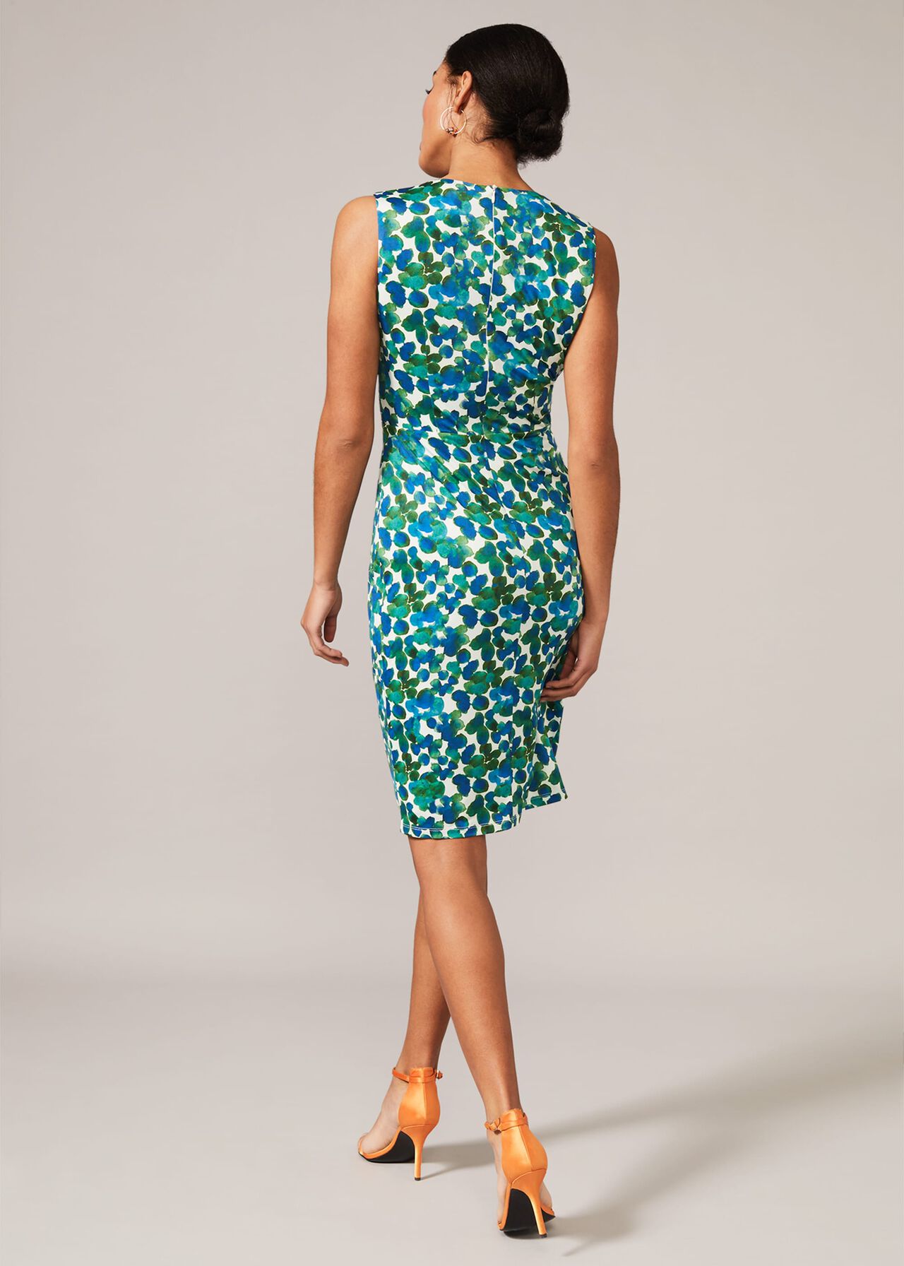 Clementine Ruched Jersey Dress