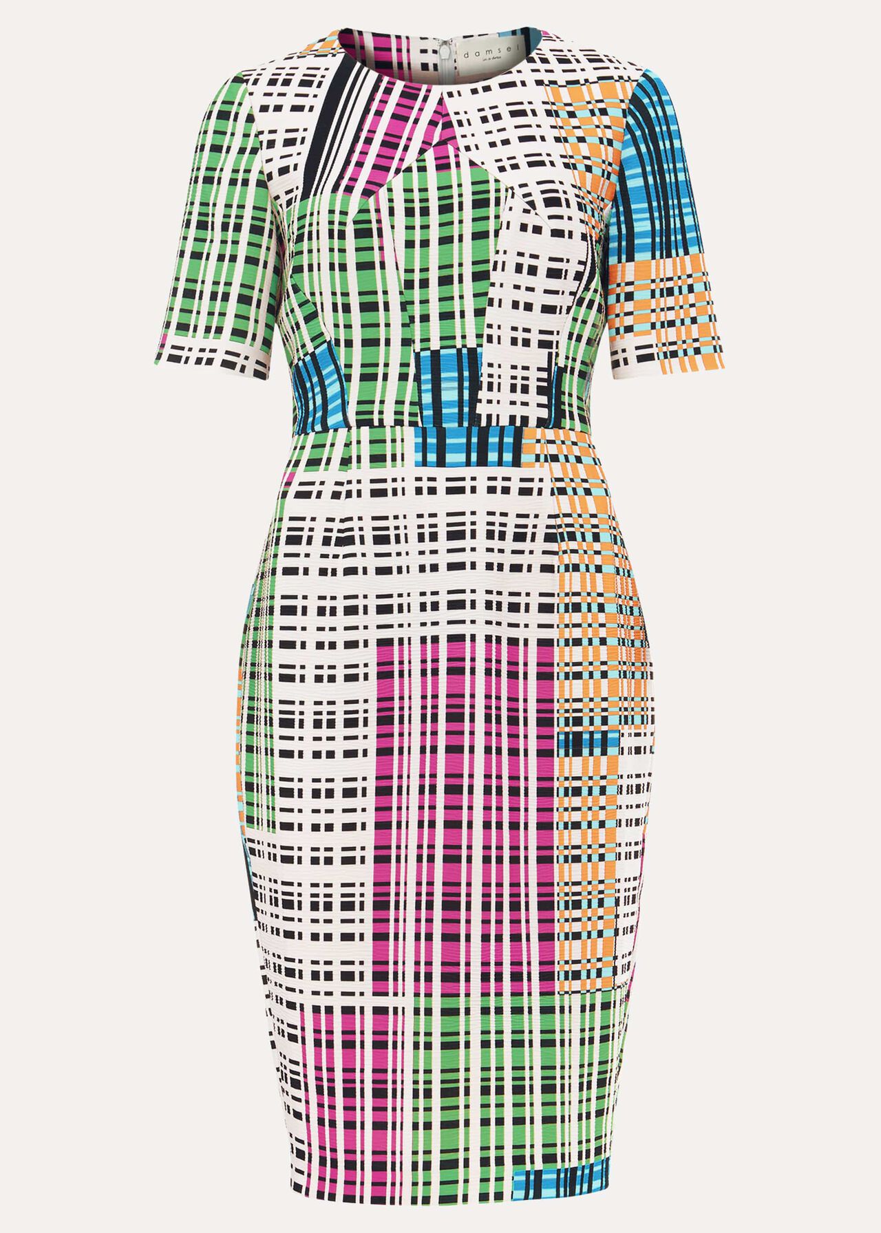 Libbie Textured Printed Dress
