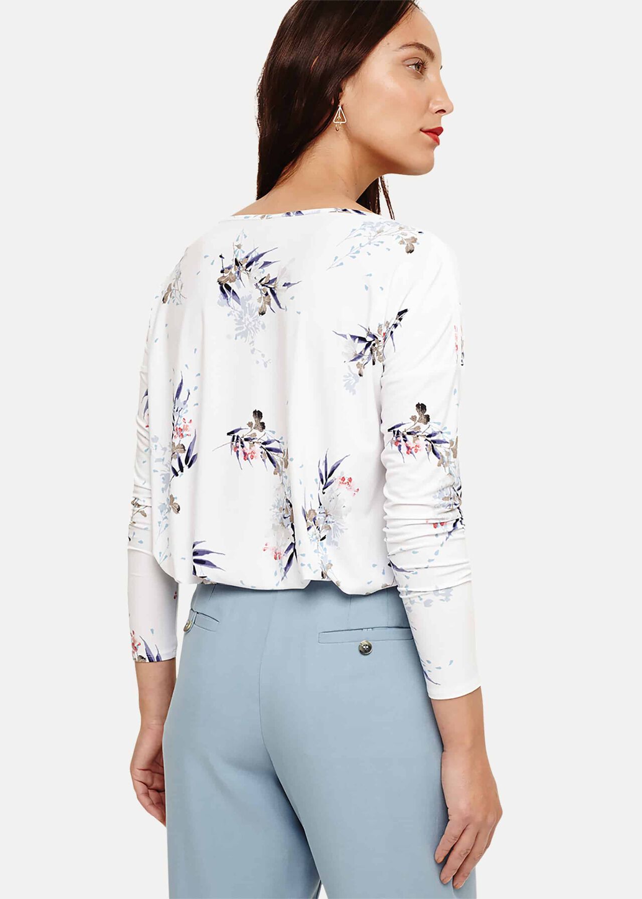 Lilith Floral Print Top