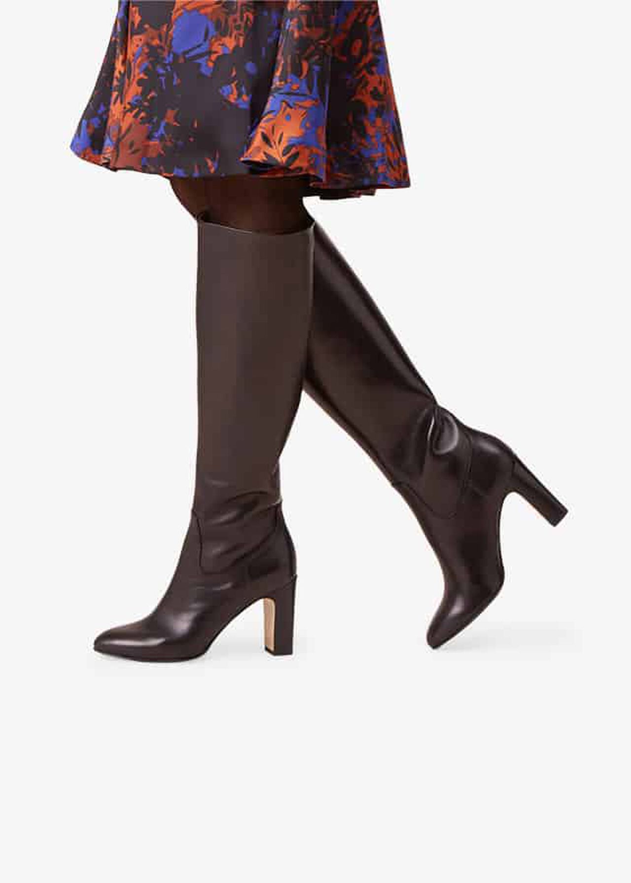 Alexandra Leather Knee High Boots