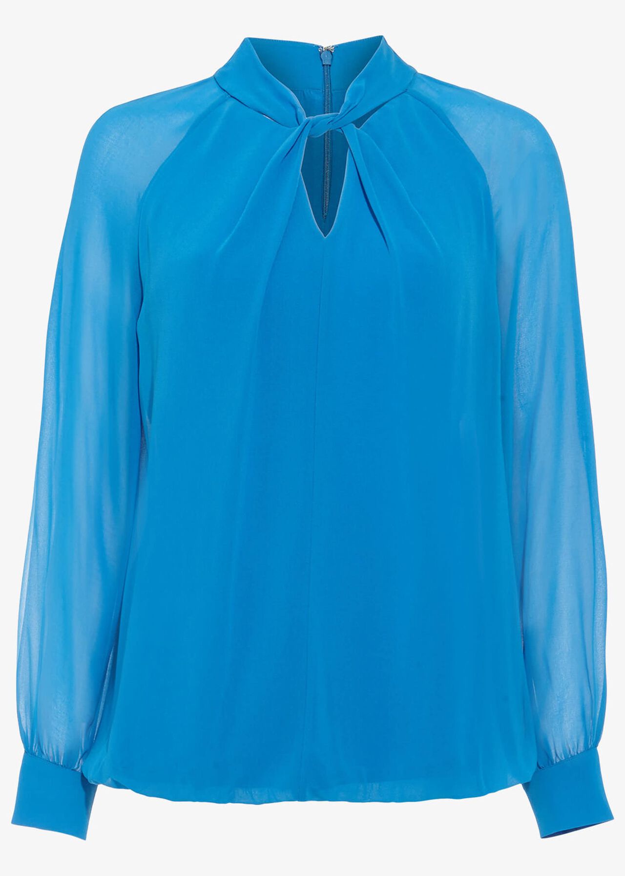Yas Twist Front Blouse