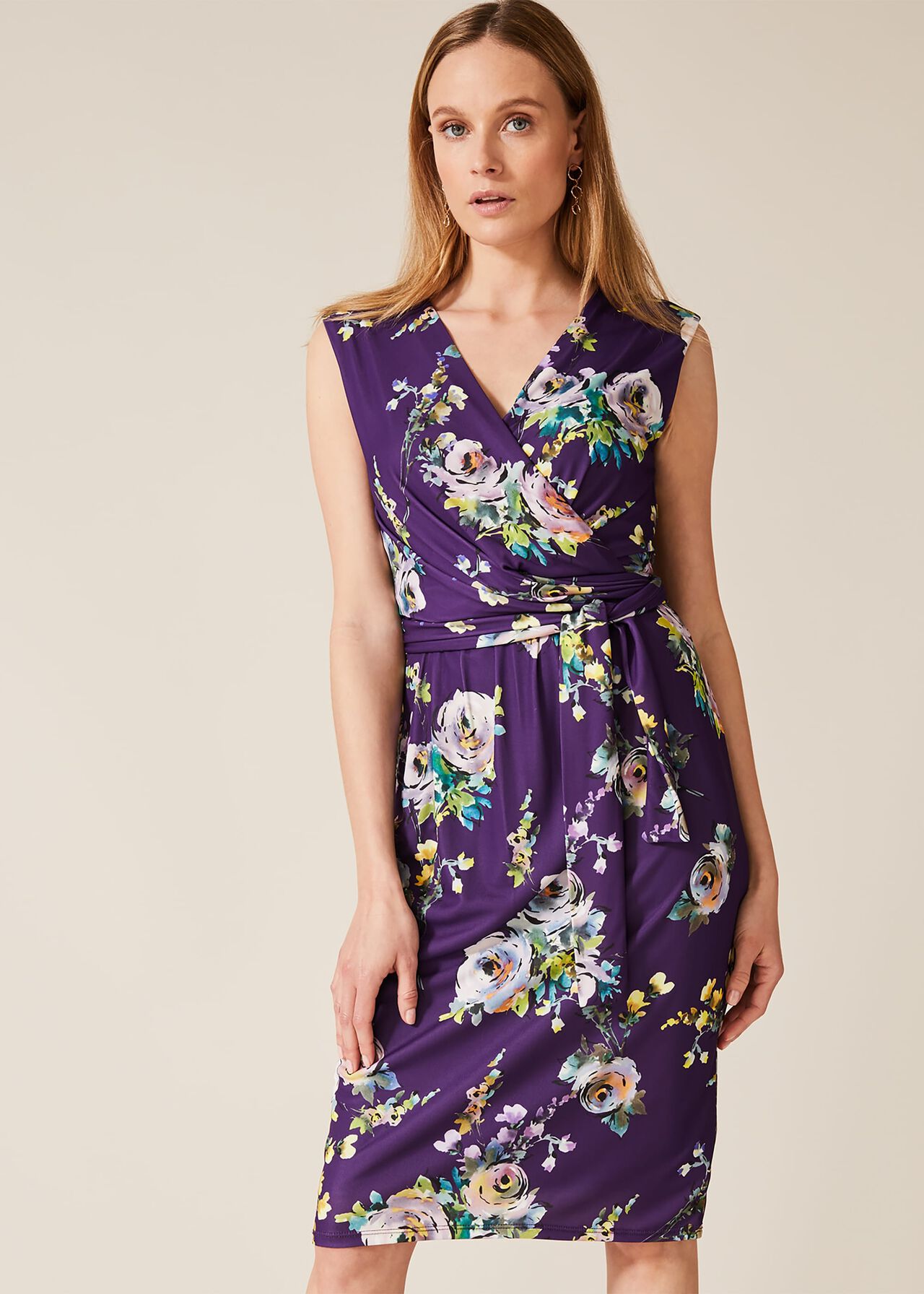 Franchesca Floral Print Dress