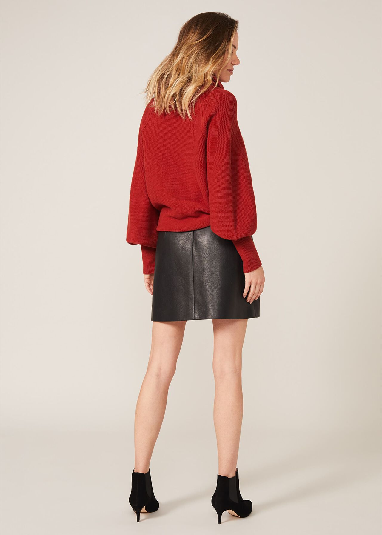 Nadine Faux Leather Skirt