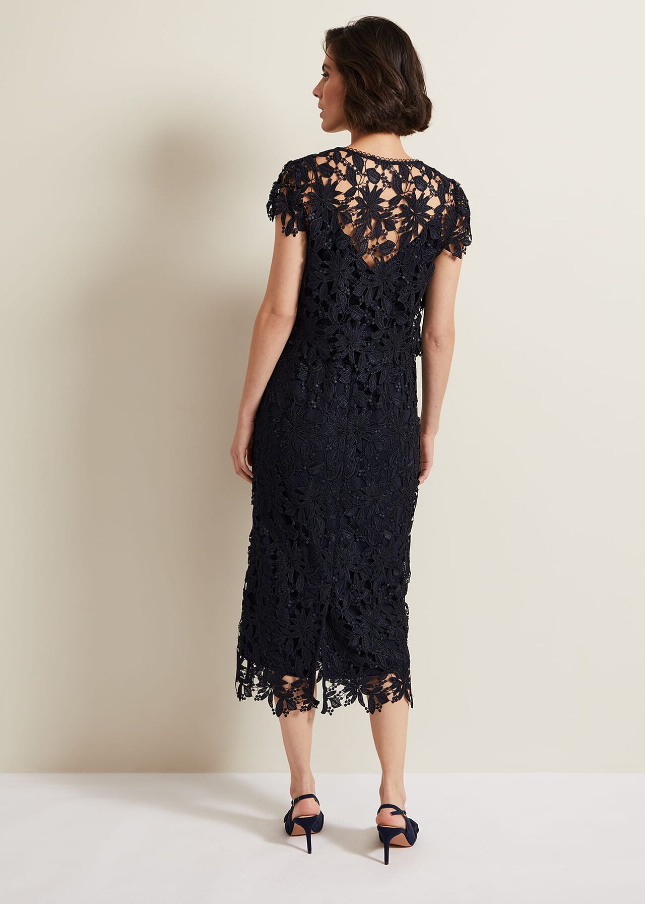 Meghan Lace Double Layer Dress