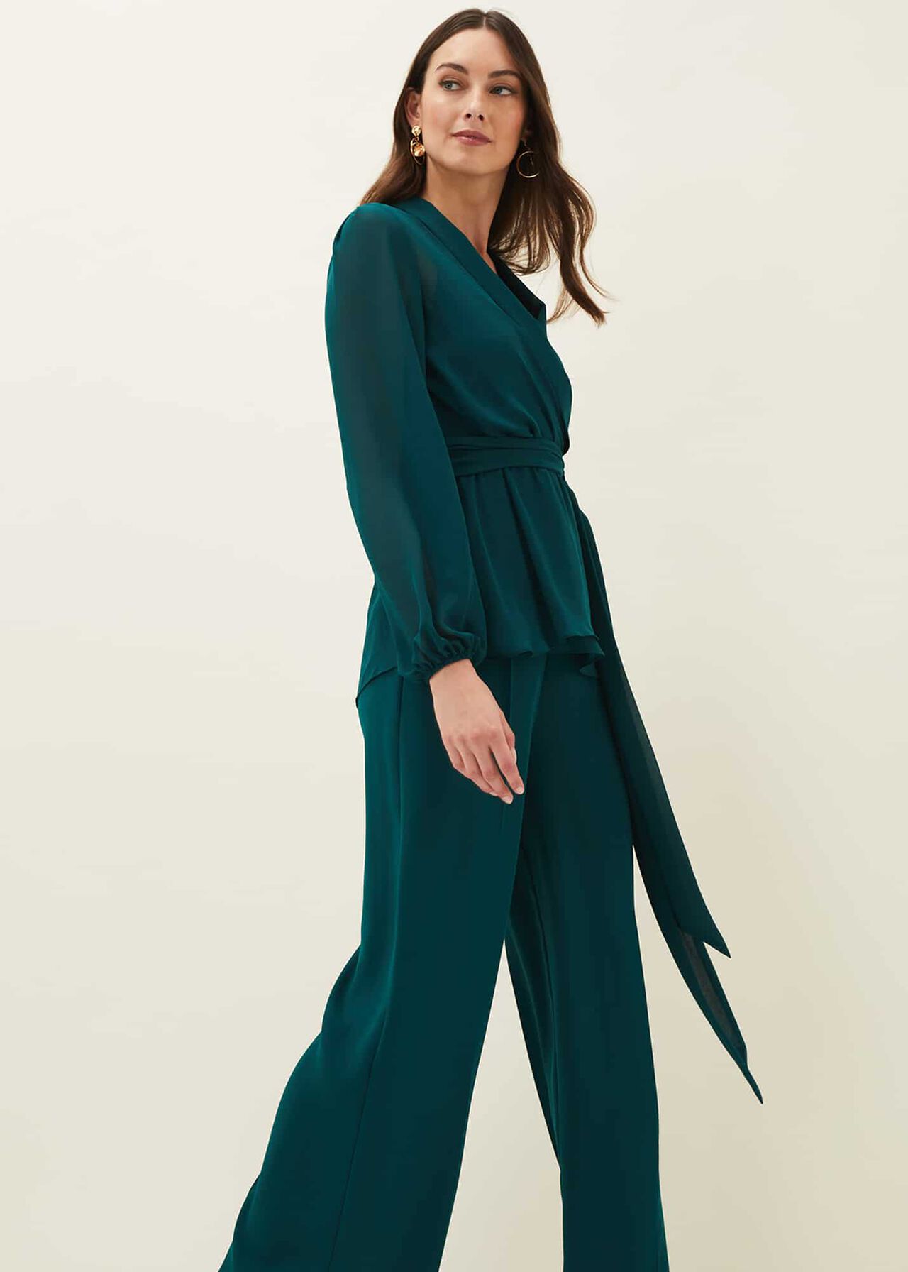 Florentine Wide Leg Co-Ord Trousers