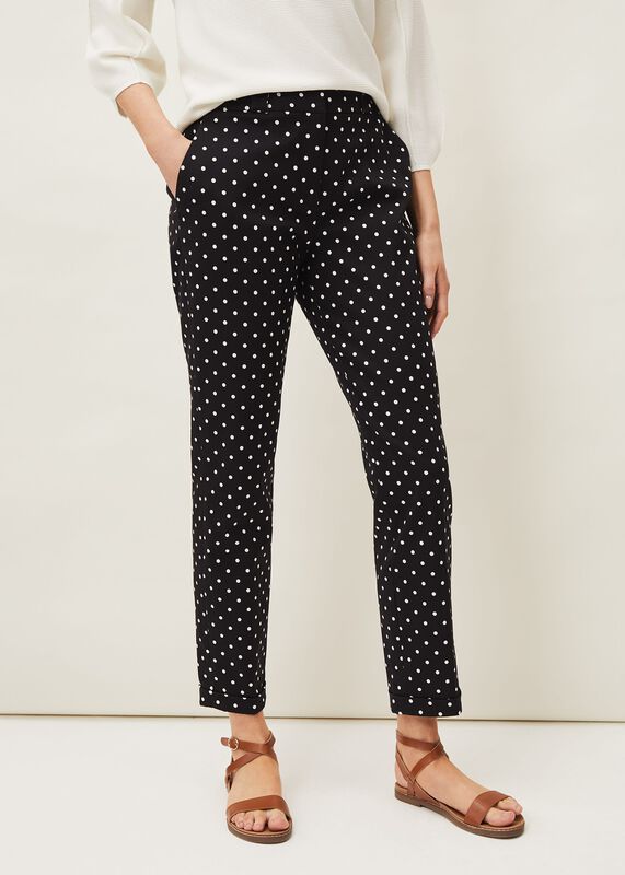 Bea Spot Tapered Trouser