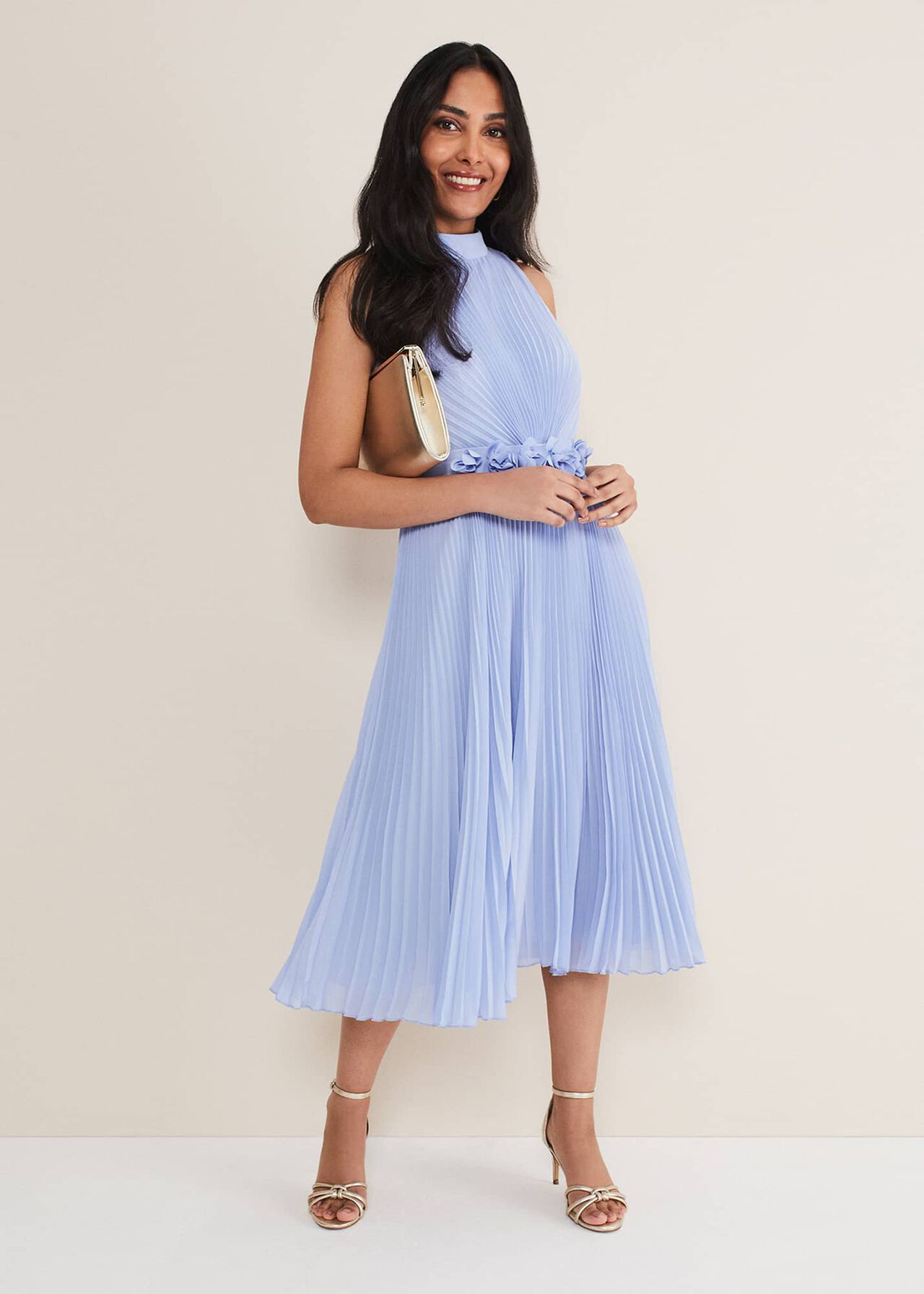 ${product-id}-Petite Simara Pleat Dress Outfit--${view-type}