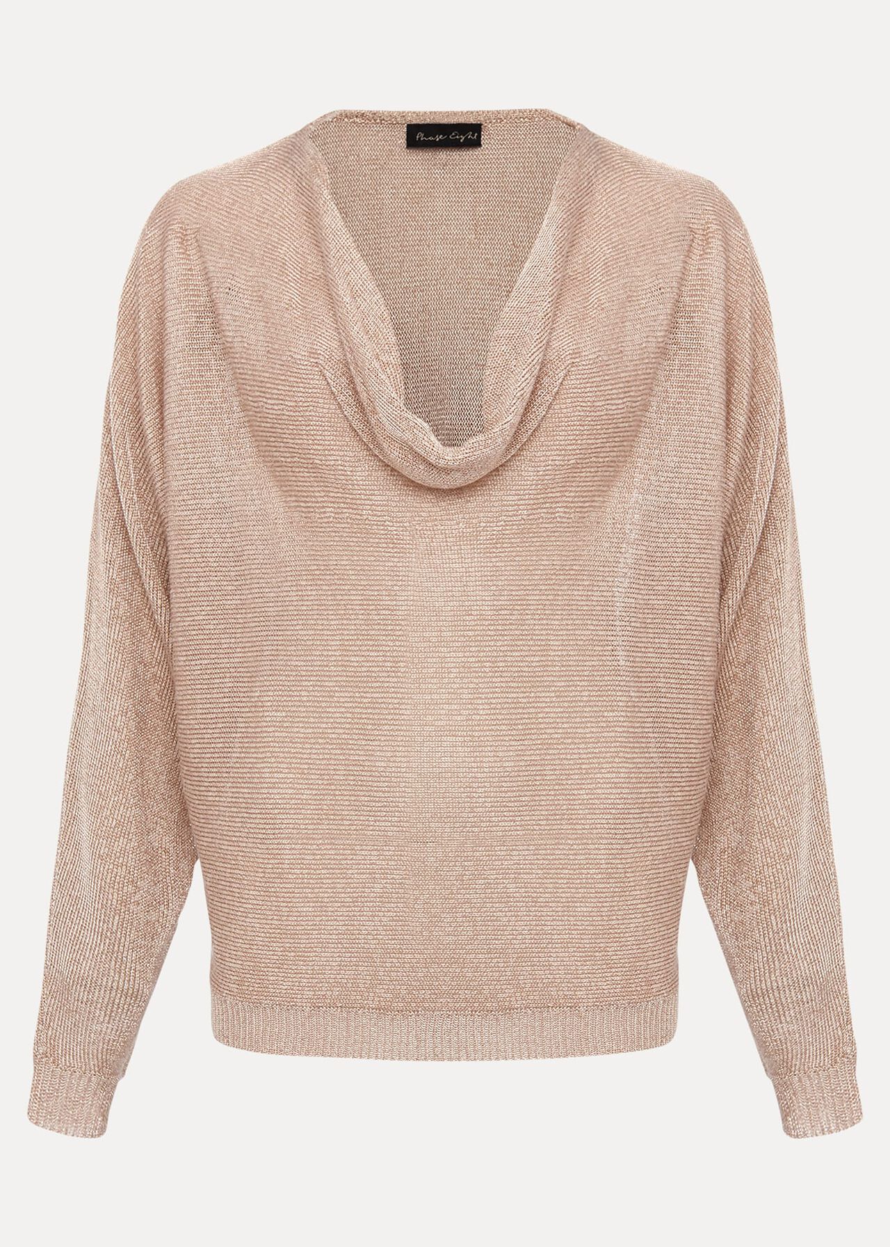 Malti Metallic Cowl Neck Knit