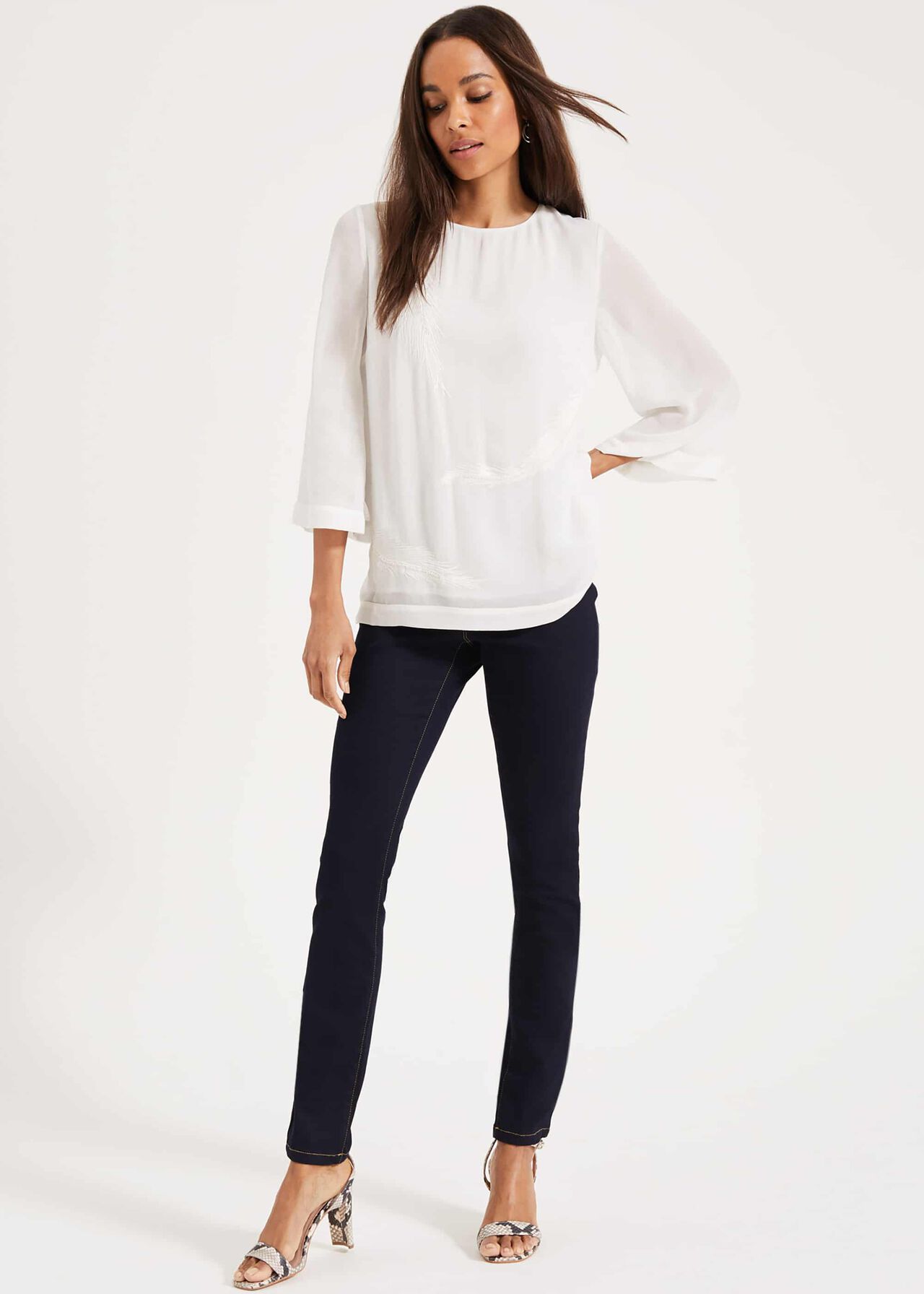 Odette Feather Blouse