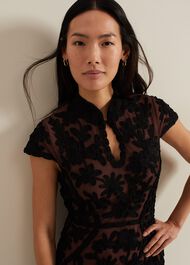 Edith Tapework Midi Dress