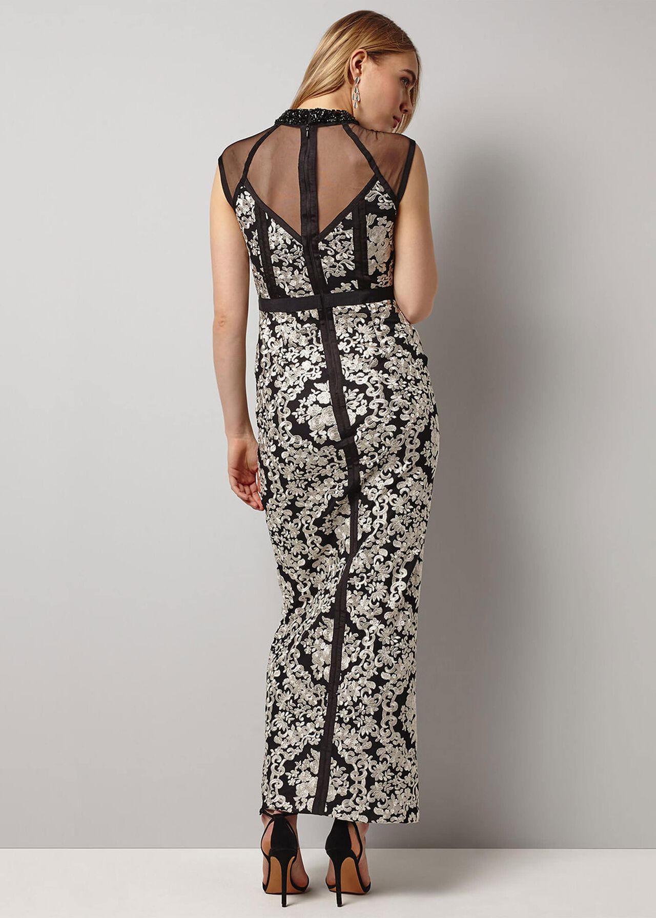 Elodie Embroidered Maxi Dress