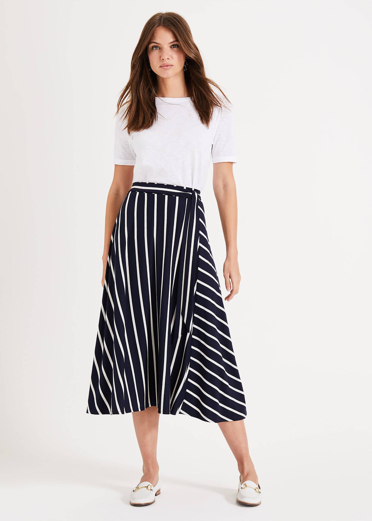 Sallie Stripe Skirt