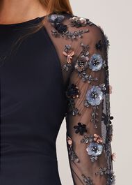Jody Sequin Sleeve Maxi Dress