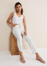 Cordelia Floral Straight Leg Jeans
