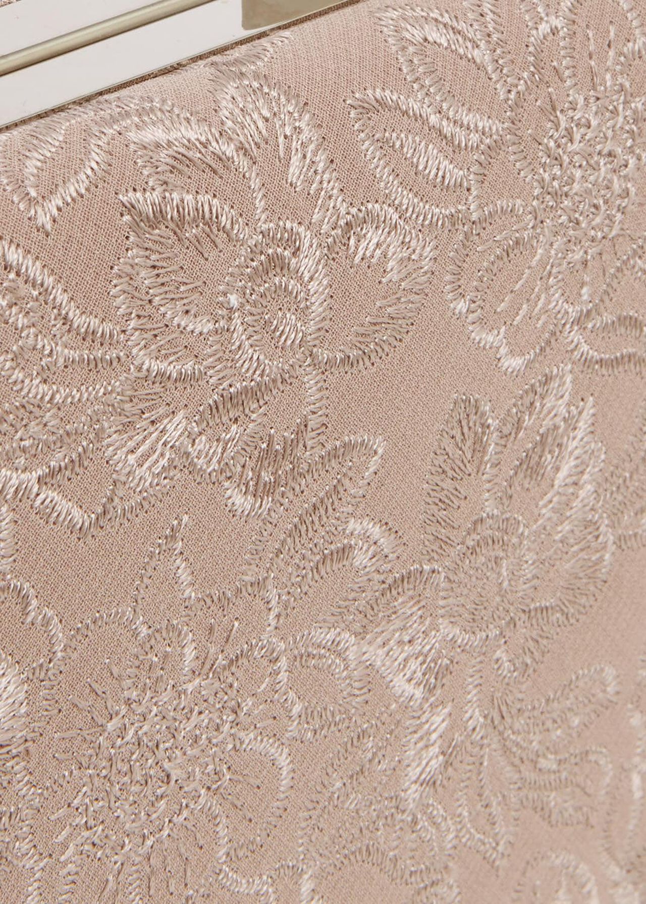 Ceri Embroidered Lace Clutch Bag