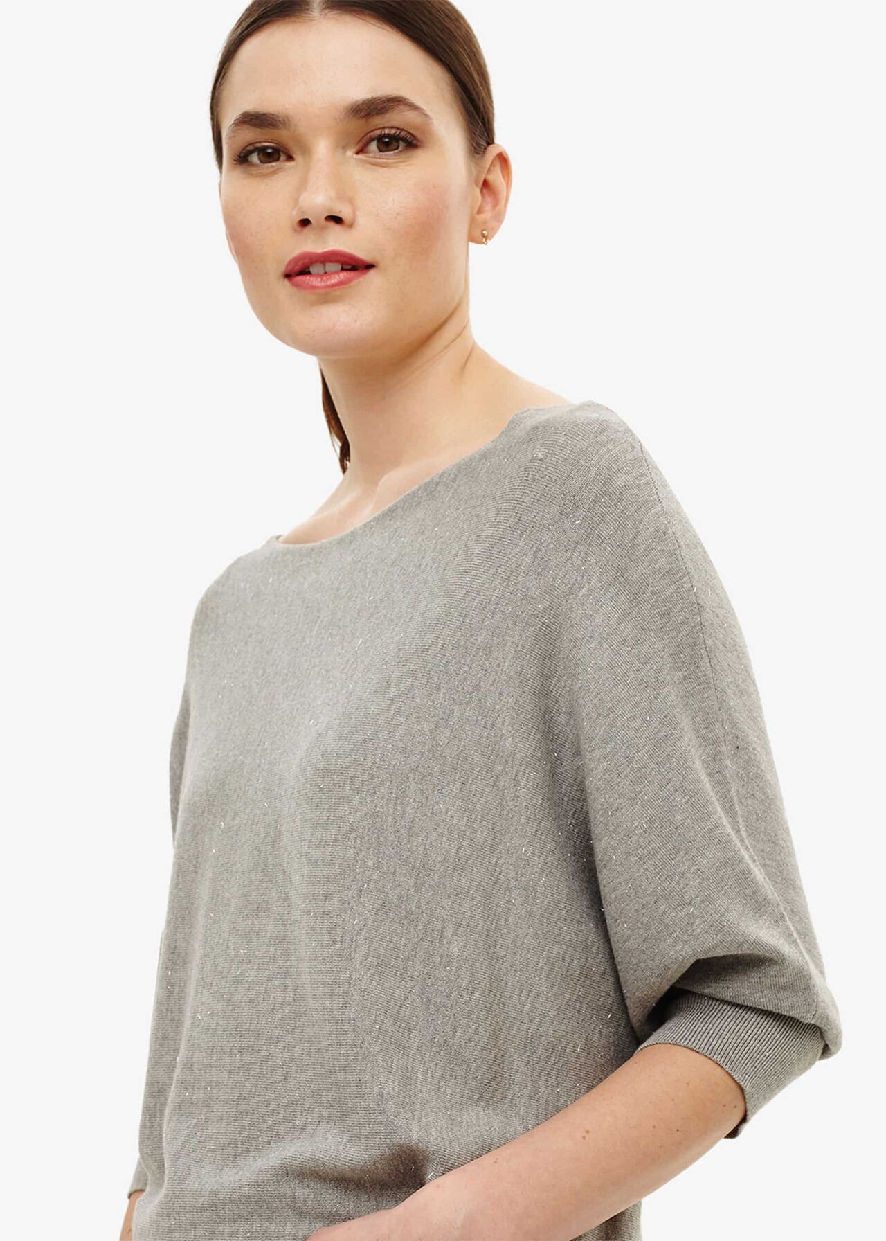 Becca Sparkle Batwing Knit Top | Phase Eight