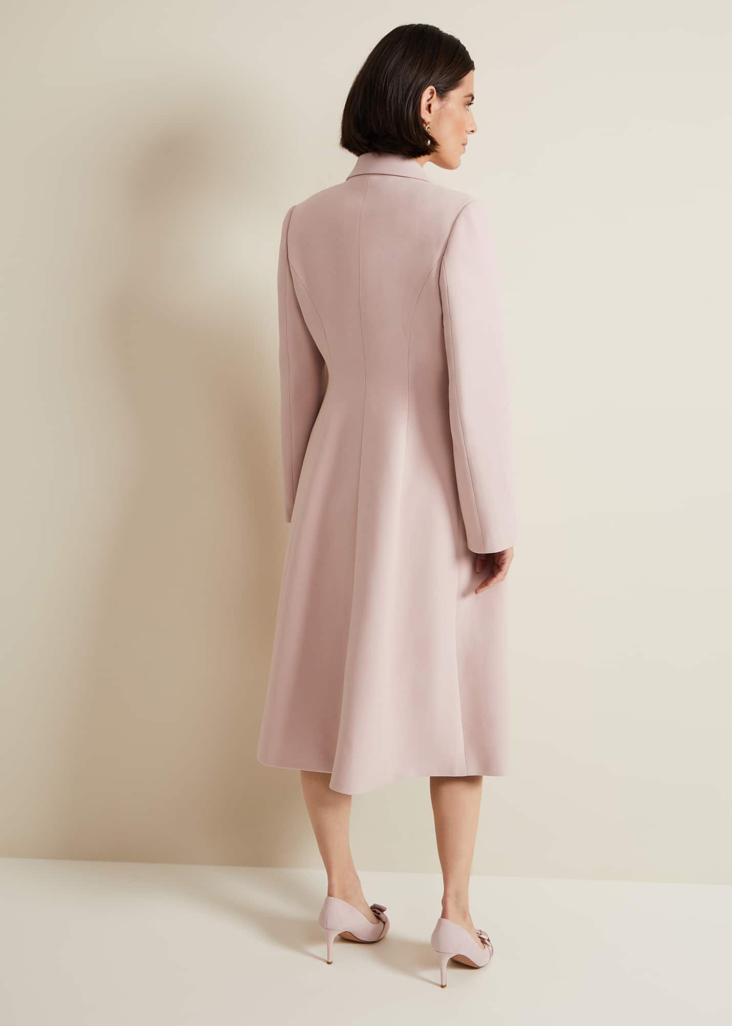 Pale pink coat discount