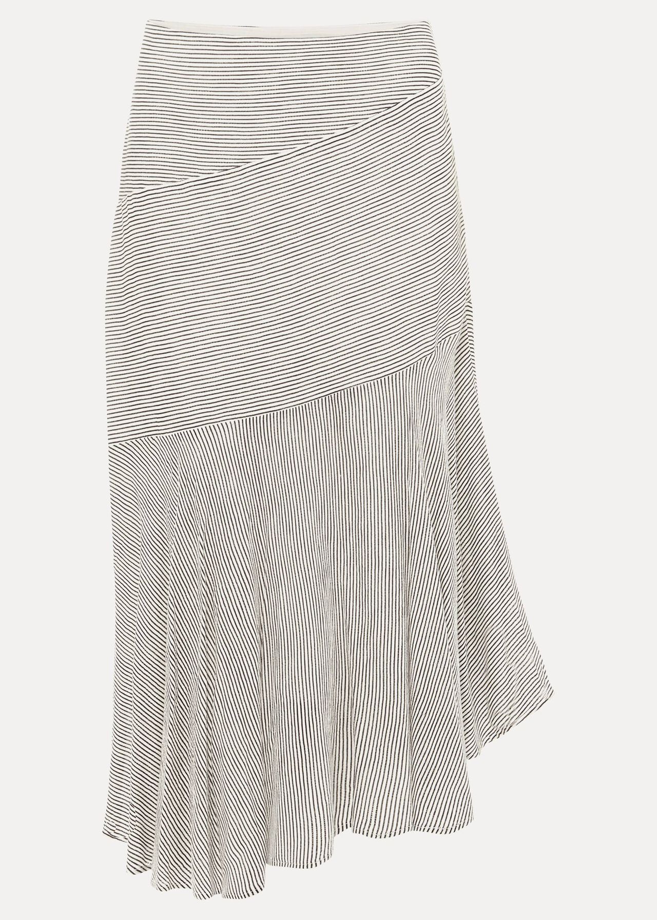 Tilia Stripe Midi Skirt