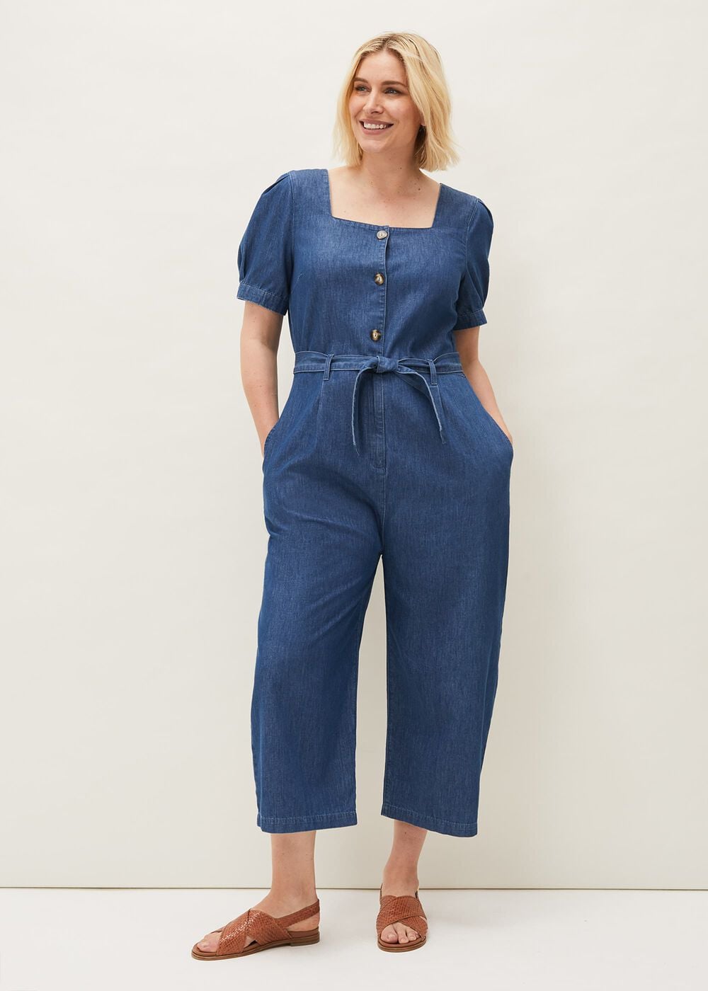 Delilah Puff Sleeve Jumpsuit