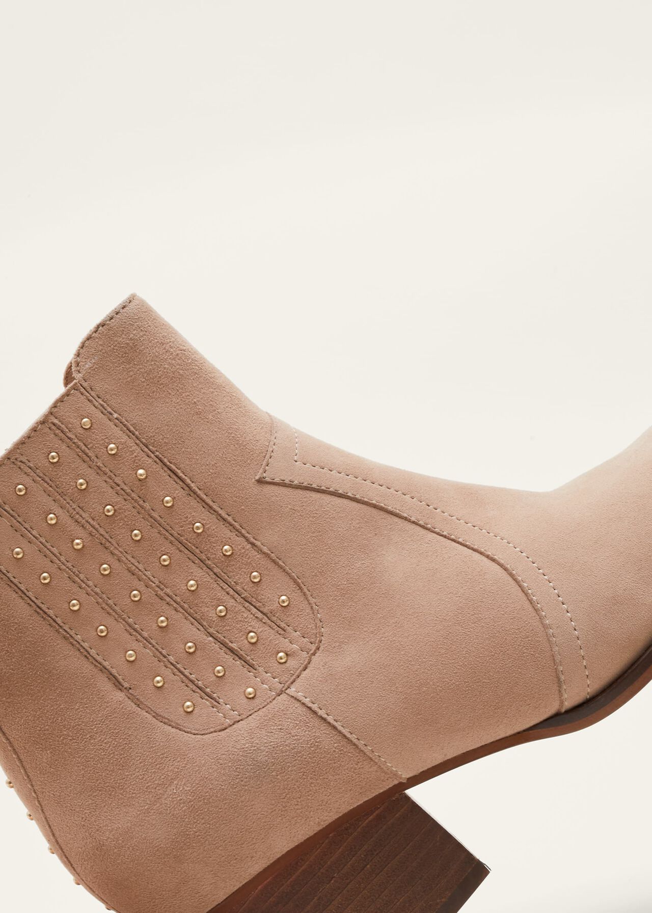 Cowboy Suede Ankle Boots