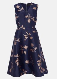 Jordyn Jacquard Fit And Flare Dress
