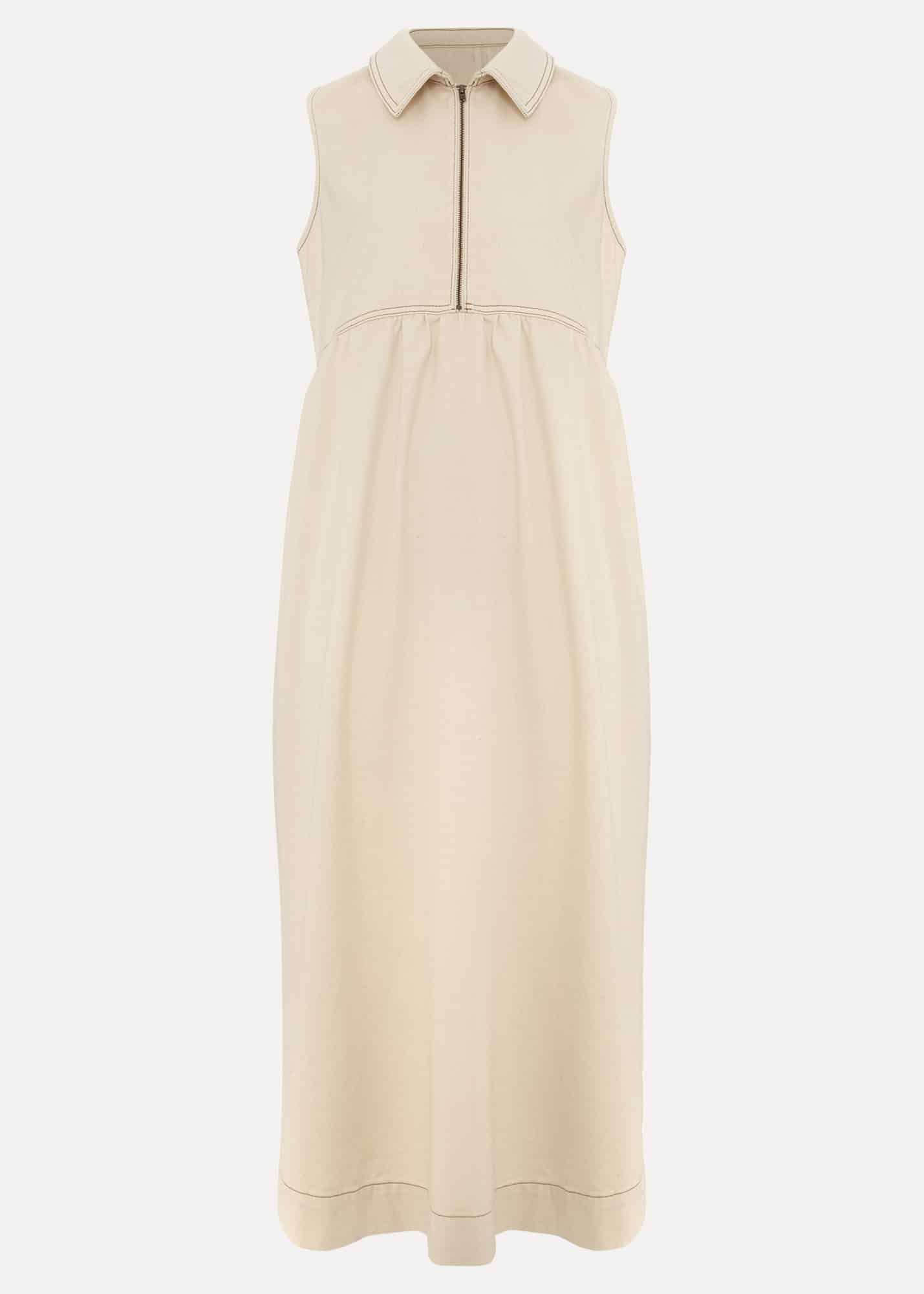 Blakely Zip Denim Midi Dress | Phase Eight UK |