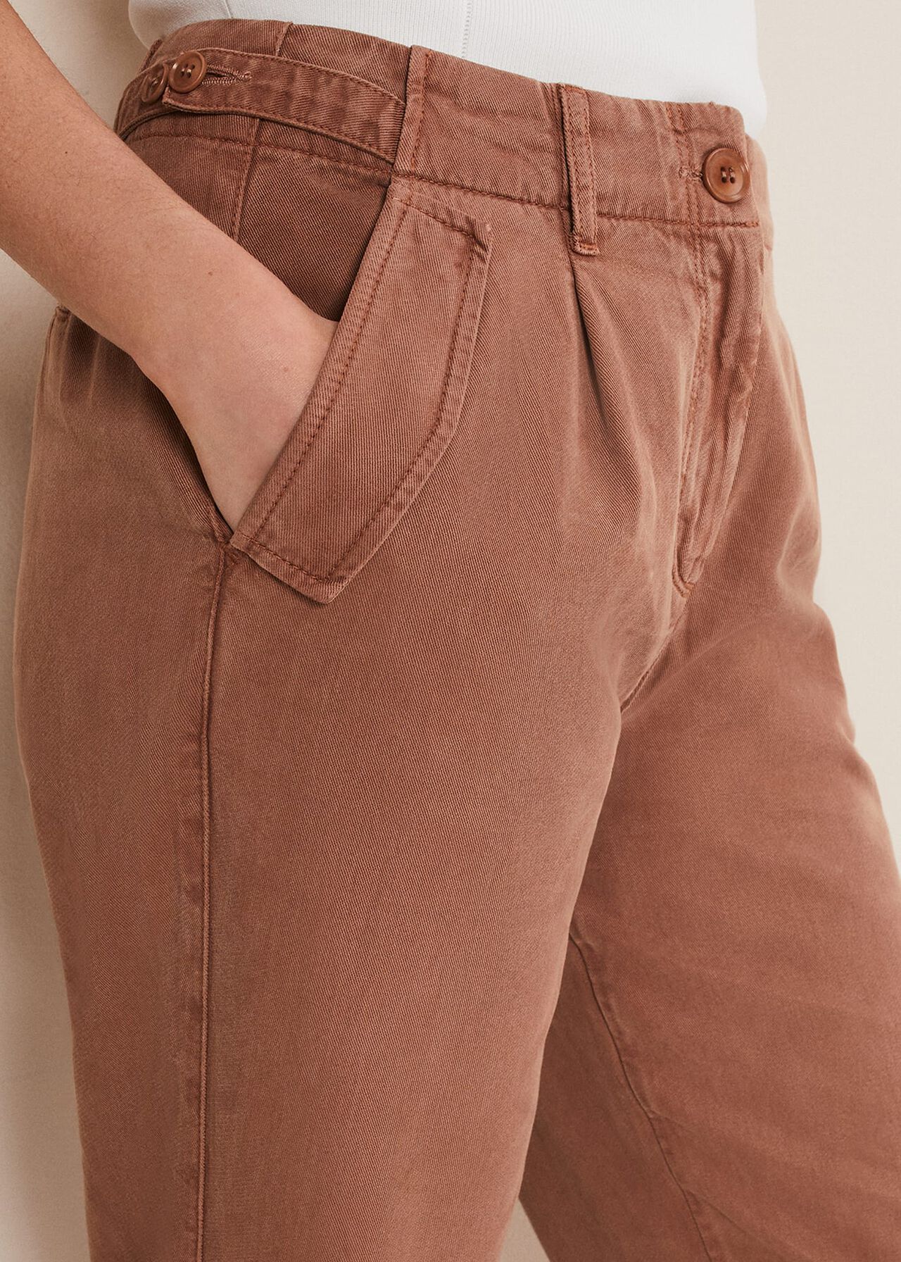 Ivana Relaxed Chino Trouser
