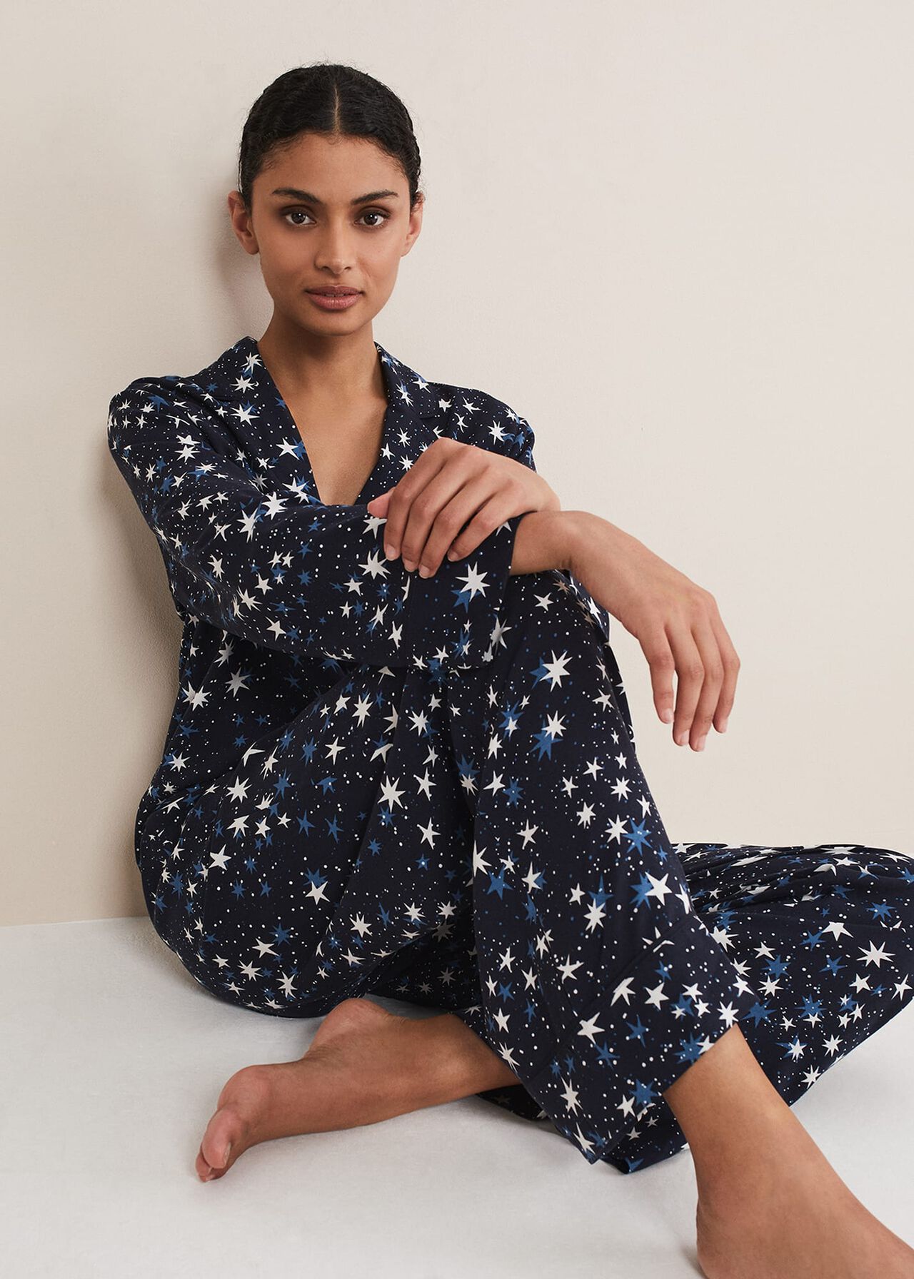 Zeba Star Print Pyjama Set