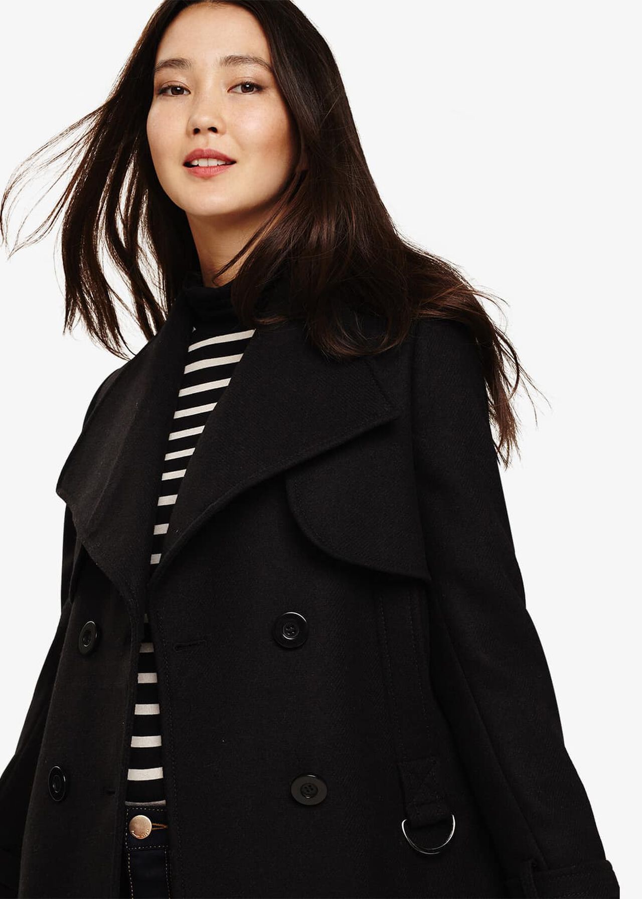 How To Style A Long Coat When You're Petite - Poor Little It Girl