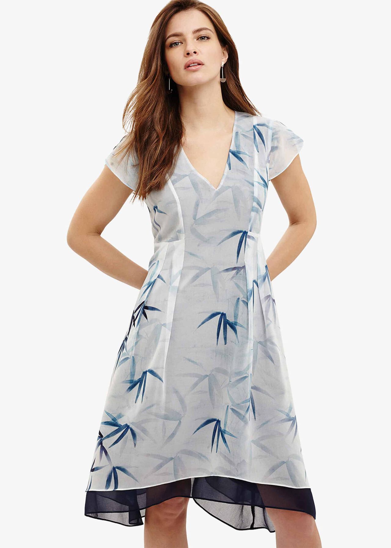 Fay Palm Print Dress