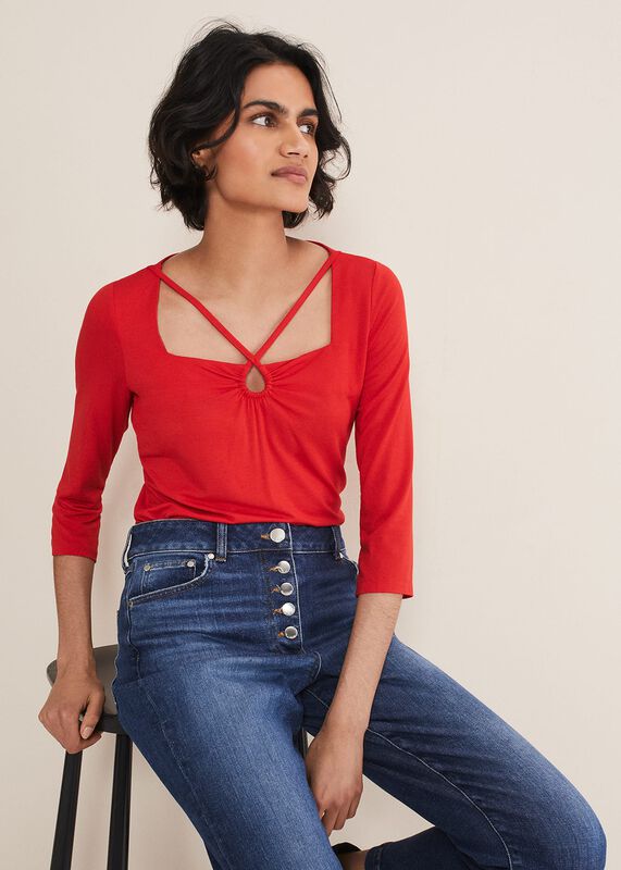 Leyla Cut-Out Top