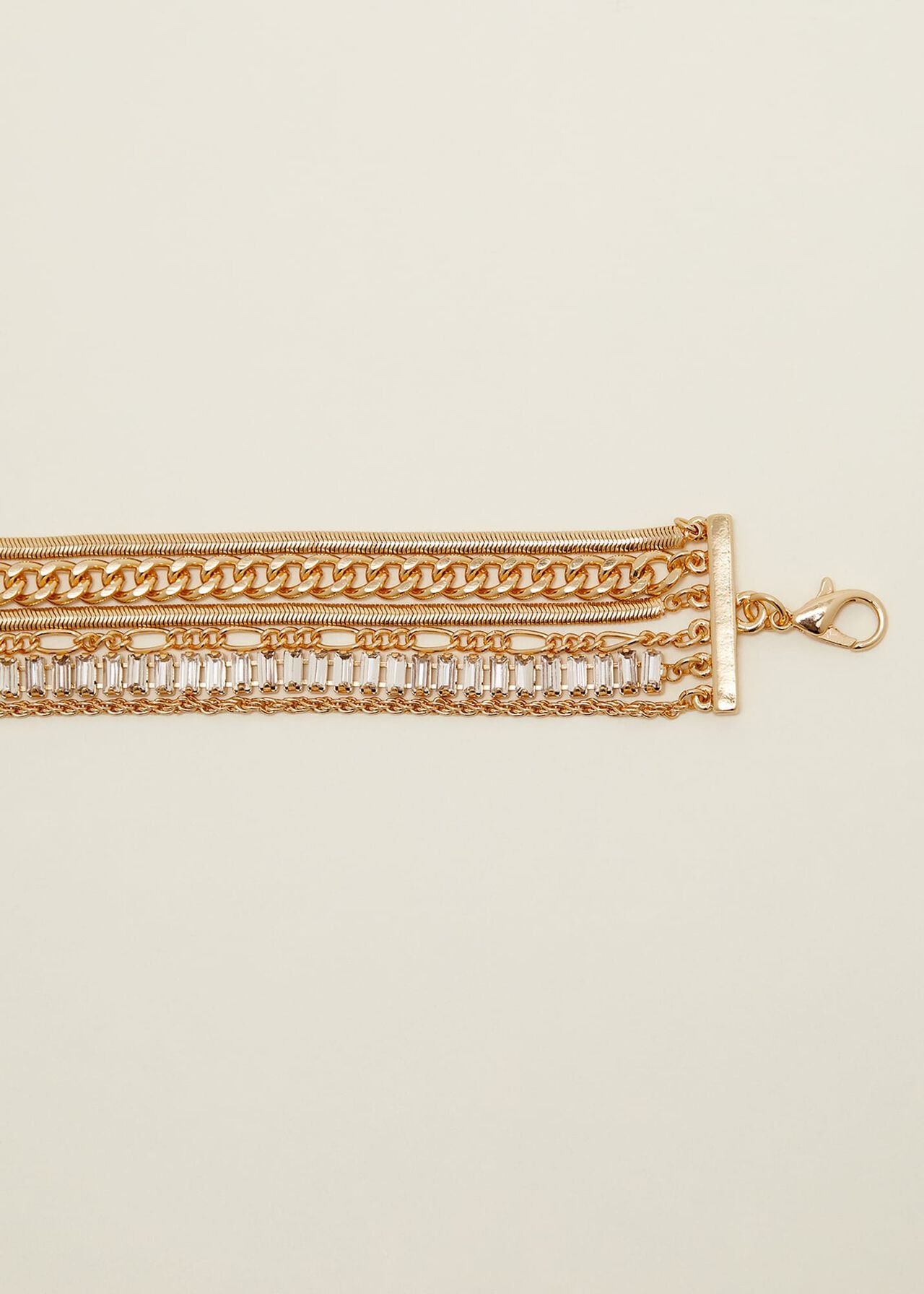 Gold Multi Chain Bracelet