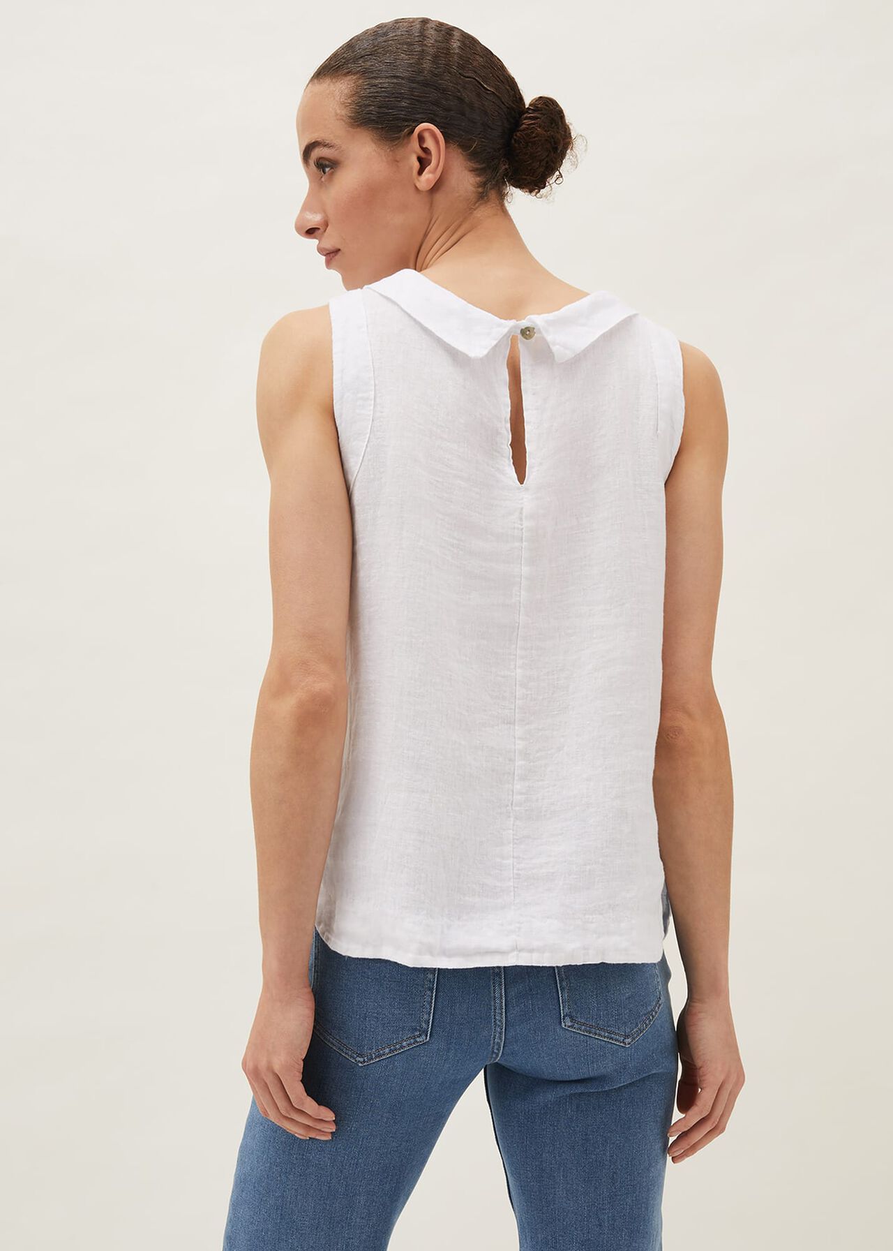 Sky Linen Cami Top
