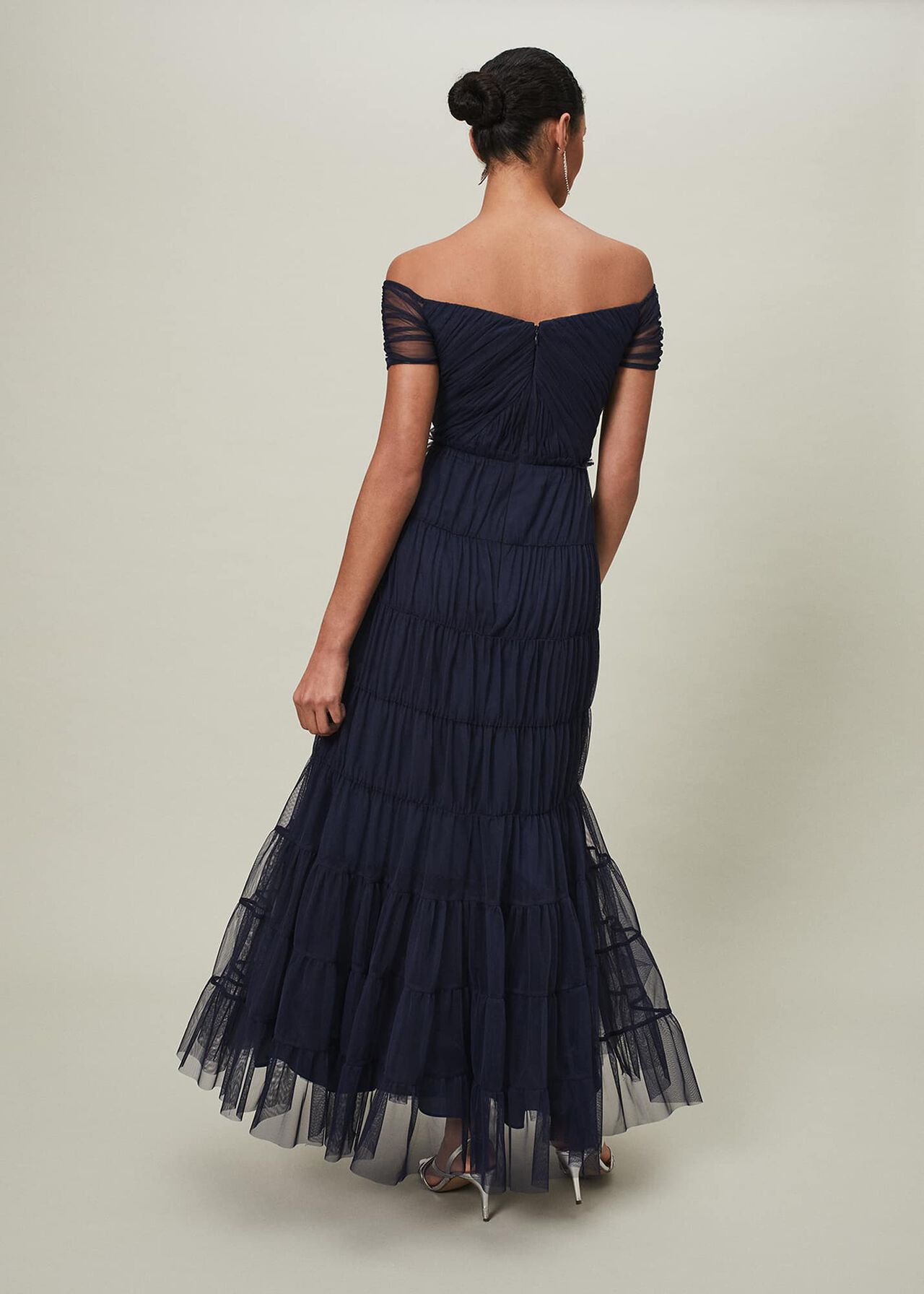 Layla Tulle Tiered Maxi Dress