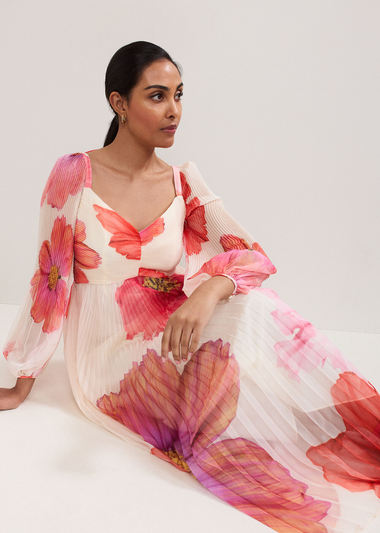 ${product-id}-Petite Reanna Dress-Ivory-${view-type}