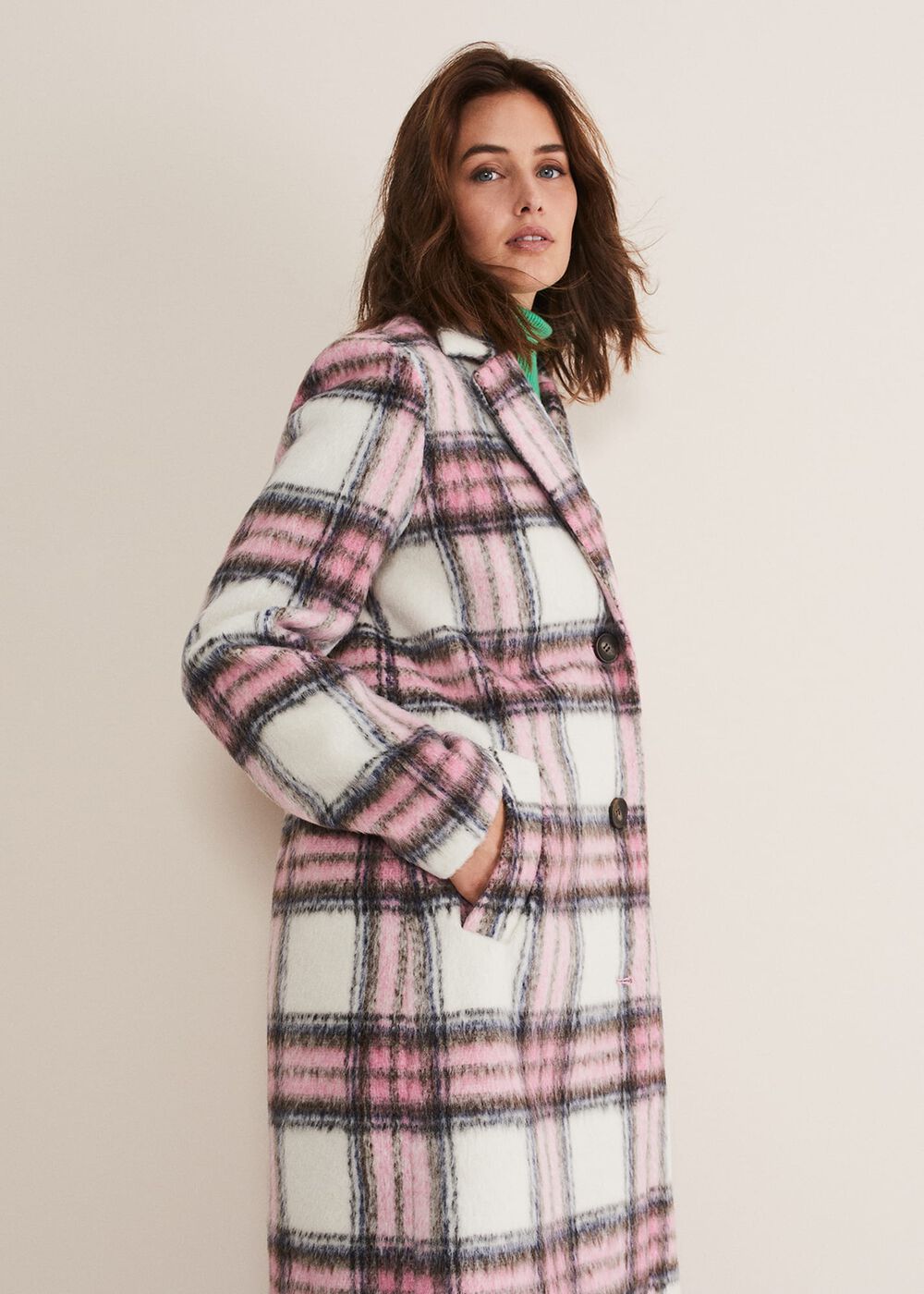 Catriona Checked Coat