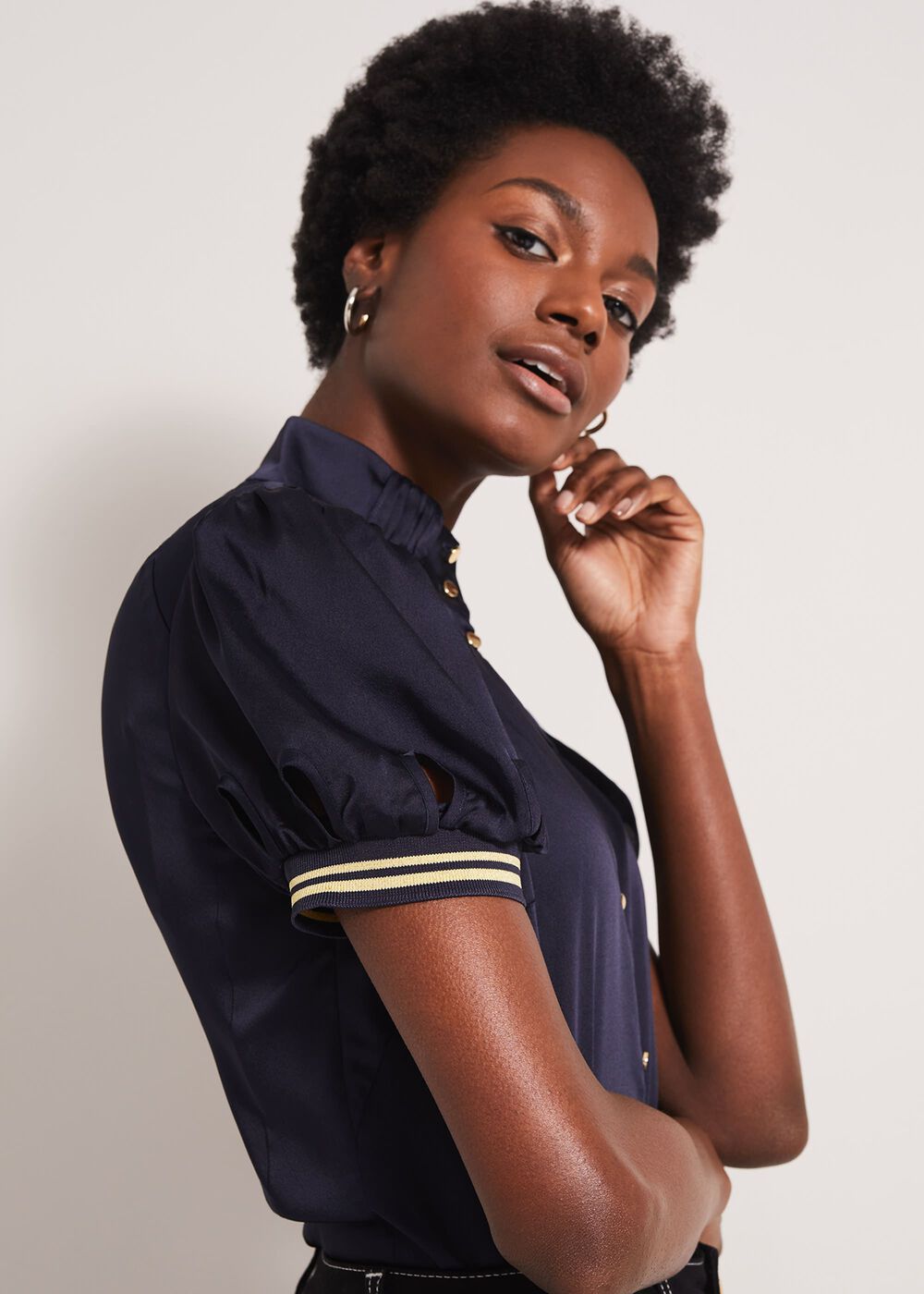 Sholto Cuff Detail Blouse