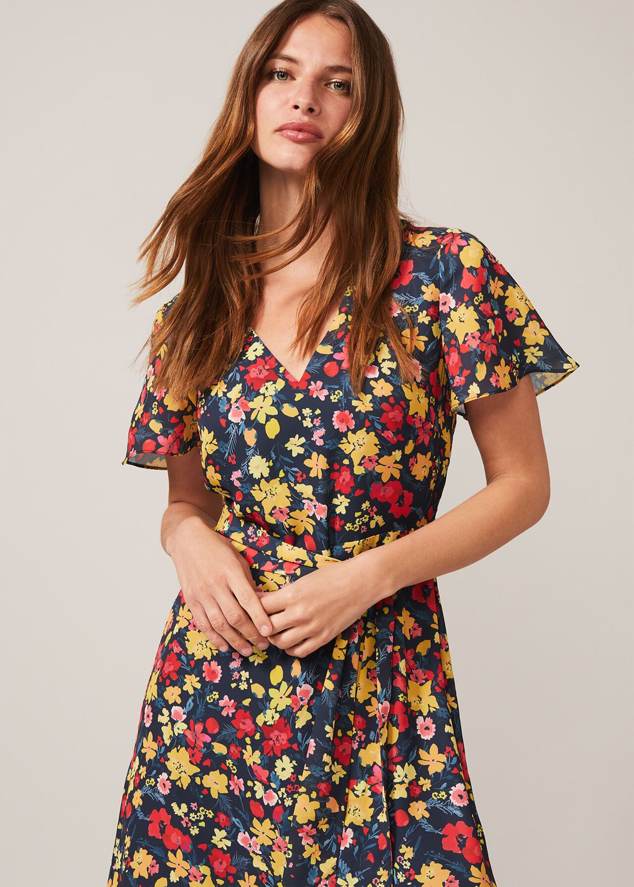 Ailee Floral Printed Dress