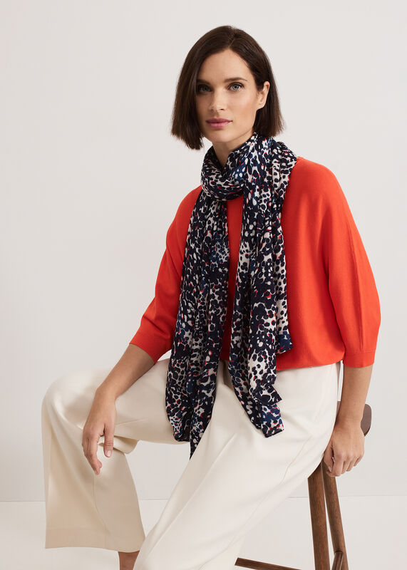 Circle Print Scarf