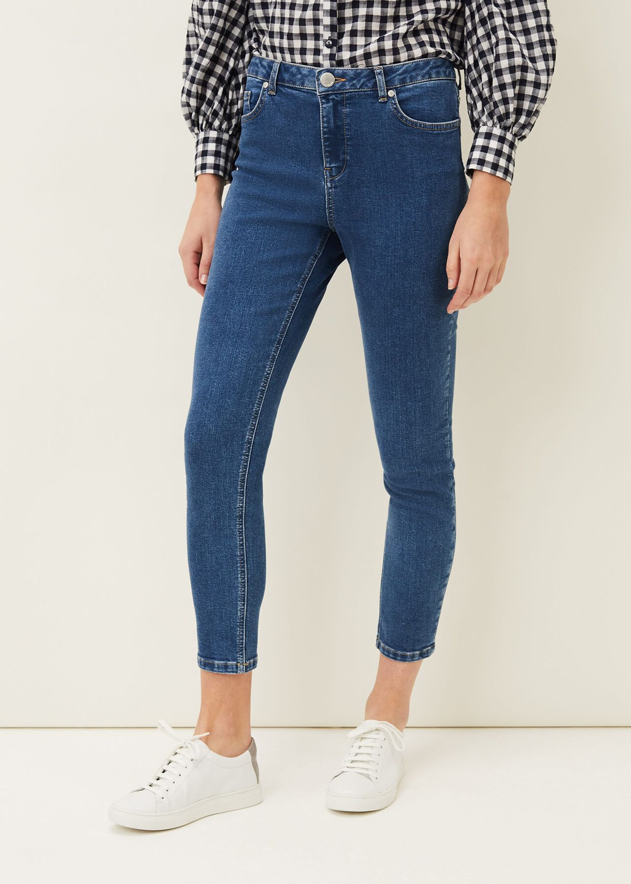 Pax Slim Fit Cropped Jeans | Phase Eight UK