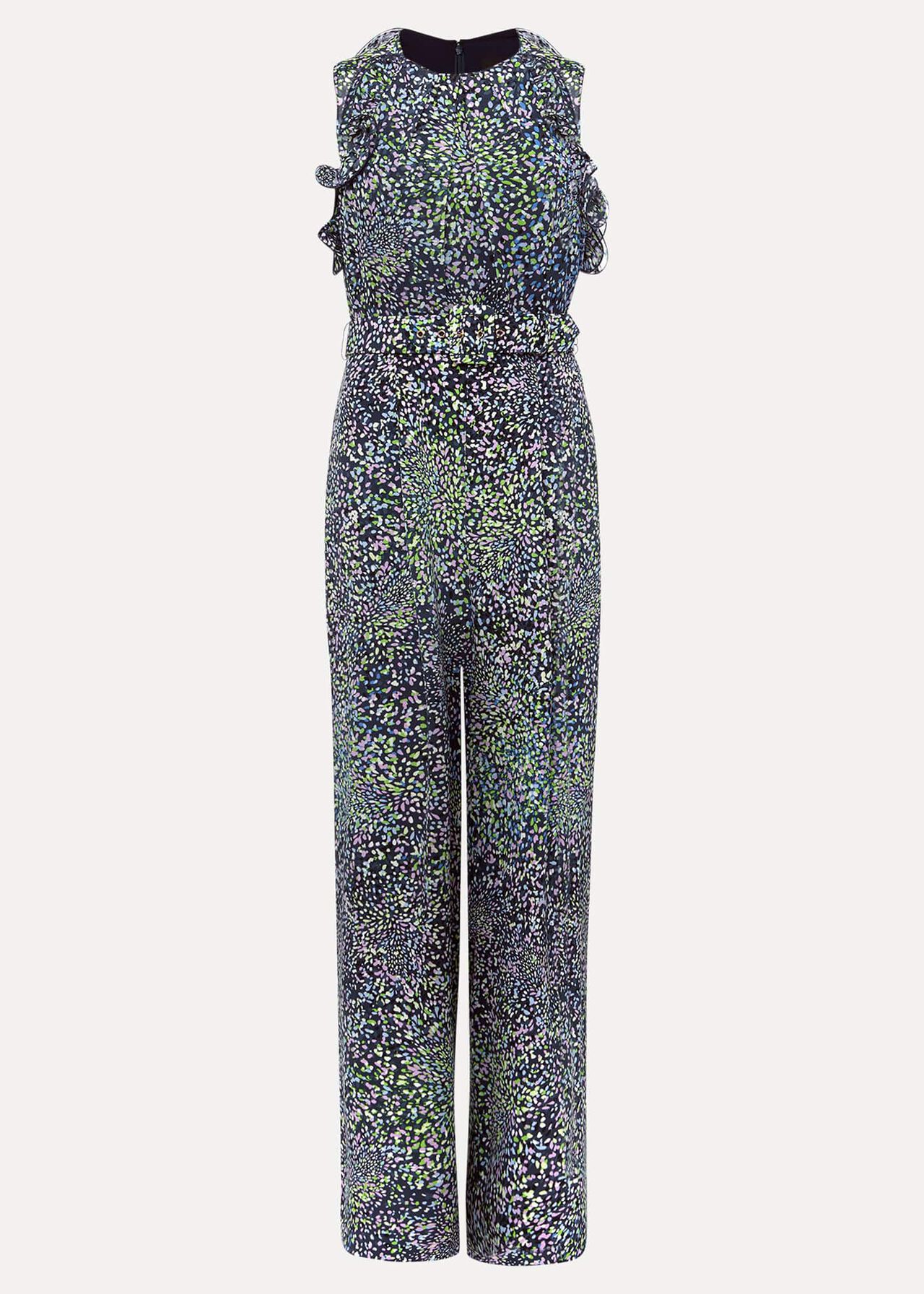 Maggie Ditsy Ruffle Jumpsuit